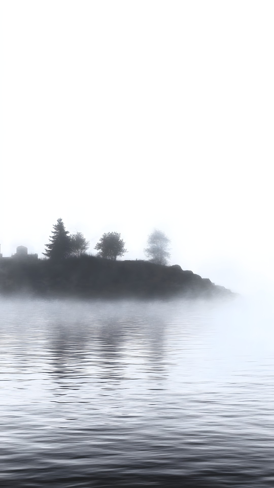 Water, atmospheric phenomenon, Fluid, Liquid, Fog, Mist, Grey, Lake, Haze, Reflection, Loch, Lake District