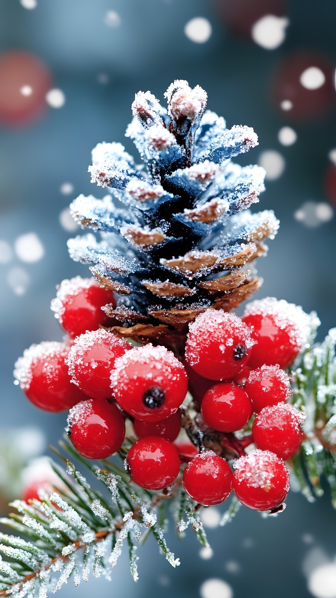 Red, Winter, Berry, Christmas decoration, Christmas Day, Fruit, Frost, Christmas ornament, Freezing, Conifers, Produce, Snow, Holiday, Christmas tree, Pine family, Pine, Fir, Evergreen, Mountain-ash, Cupressaceae