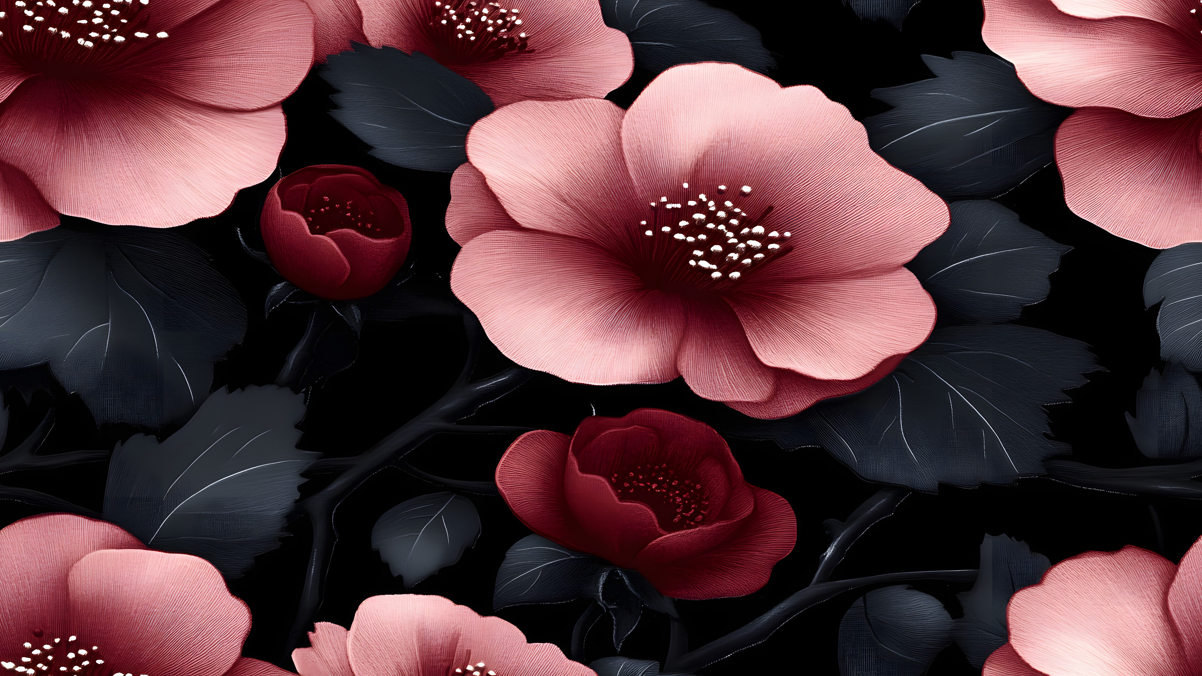 Flower, Petal, Red, Pink, Flowering plant, Floral design, Wallpaper, Rose family, Blossom, Wildflower, Geraniums, Touch-me-not