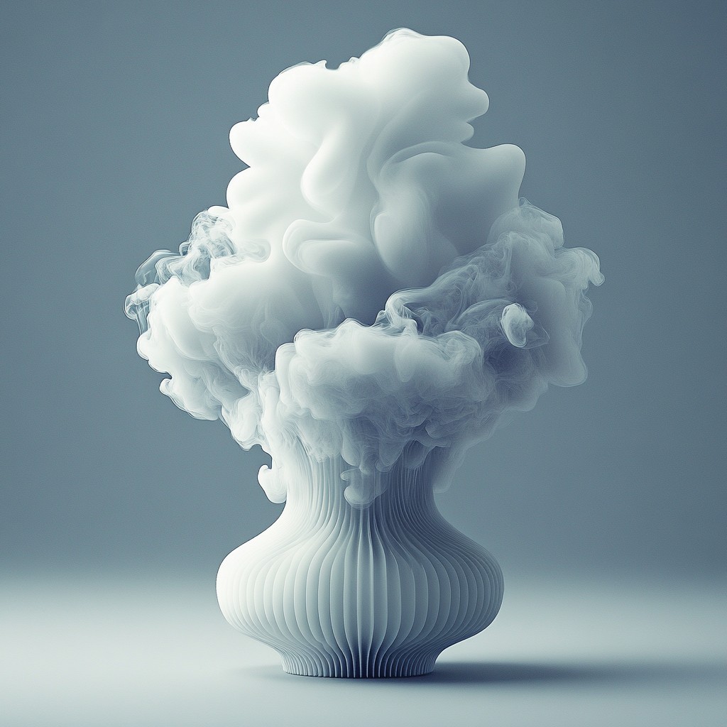 Smoke, Still life photography, Porcelain, Vase, Ceramic