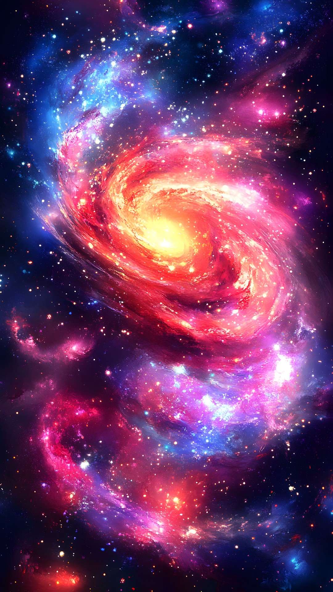 Outer space, Galaxy, Red, Universe, Astronomical object, Nebula, Star, Astronomy, Constellation, Spiral galaxy, Graphics, Celestial event, Night, Science, Spiral