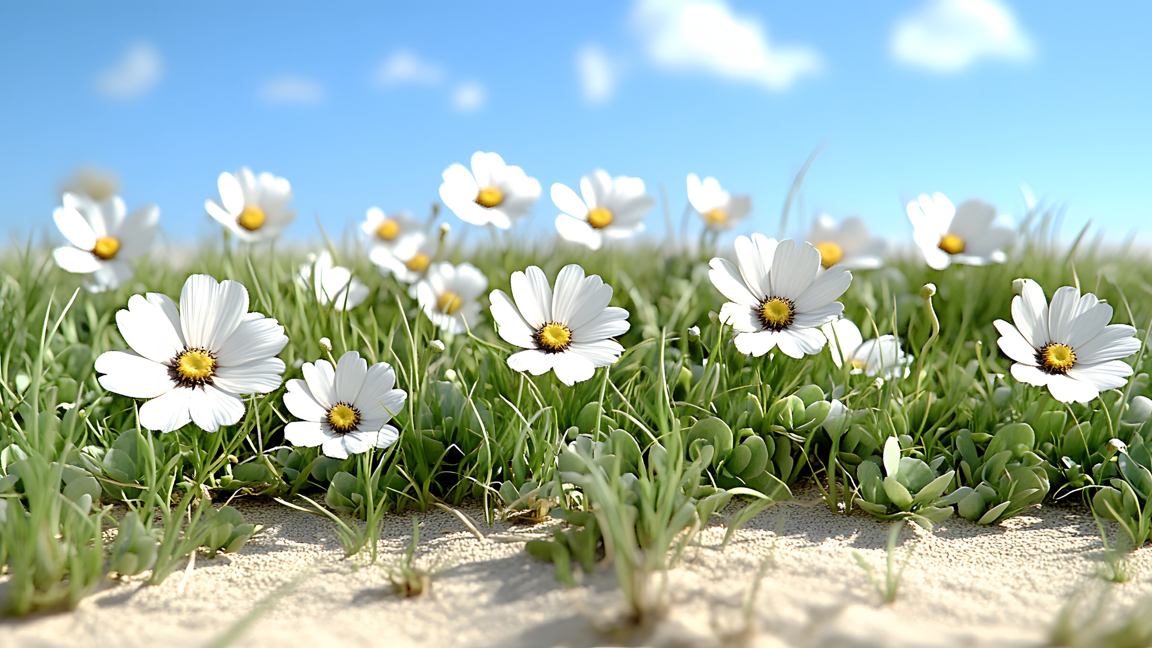 Flower, Petal, Yellow, Flowering plant, Spring, Close-up, Roman chamomile, Wildflower, Herbaceous plant, Chamomile, Meadow, Daisy family, Marguerite daisy, Bellis, Oxeye daisy, Pollen, Common daisy, German chamomile, Perennial plant, Pedicel