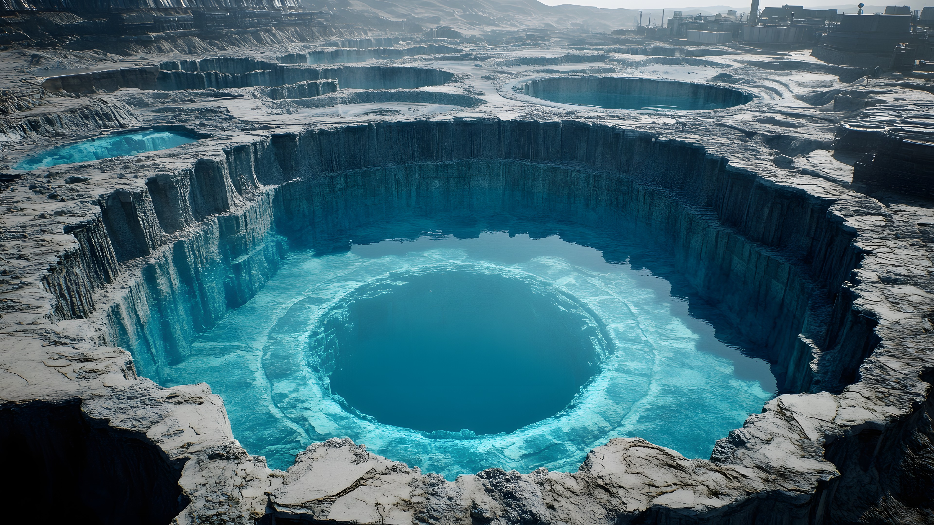 Sinkhole, Ice, Cave