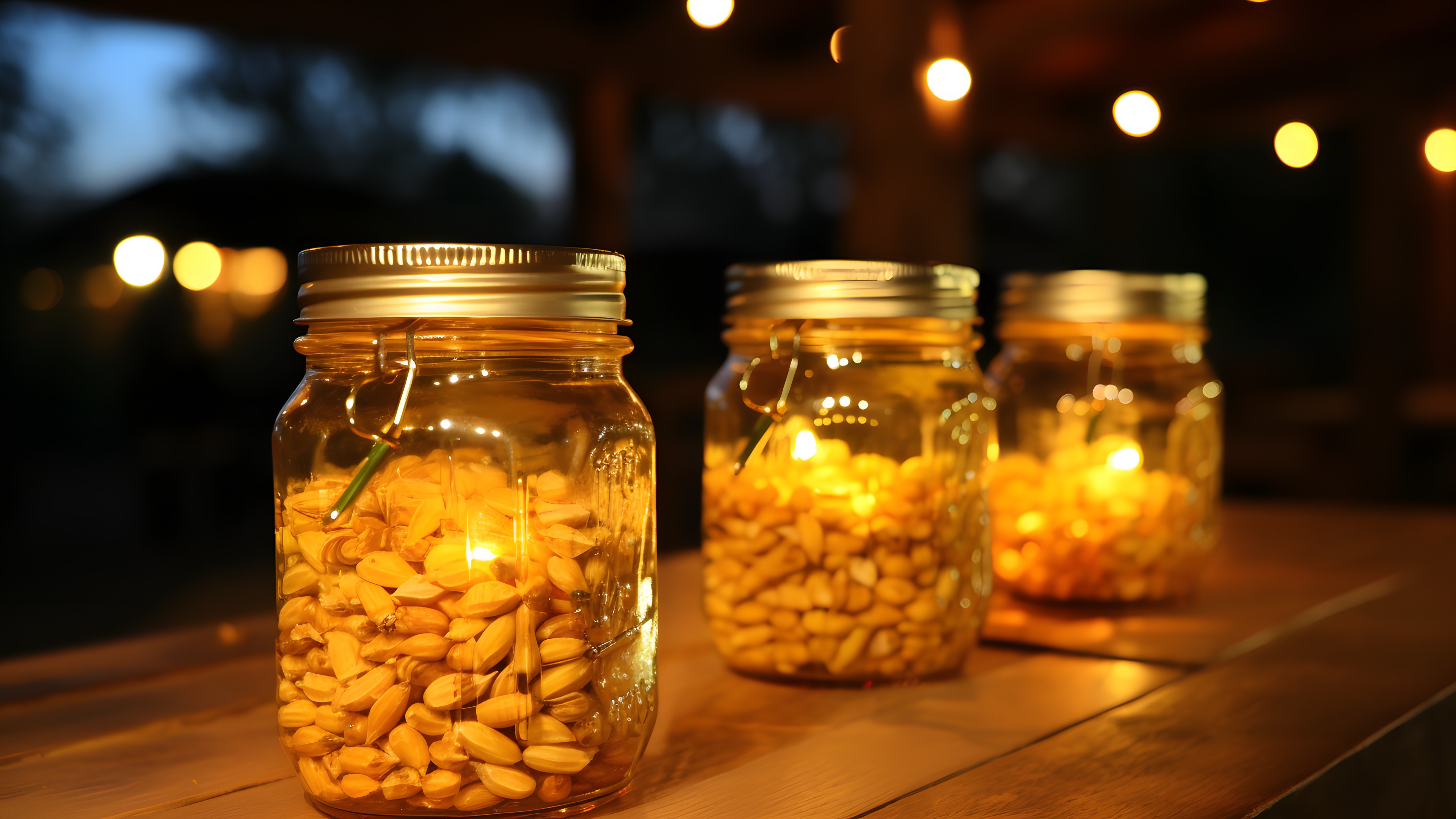 Food, Food storage containers, Food storage, Ingredient, Mason jar, Canning, Cuisine, Dish, Plant, Drinkware, Produce, Bottle, Preserved food, Glass, Nuts & seeds, Recipe, Event, Natural foods, Still life photography, Snack