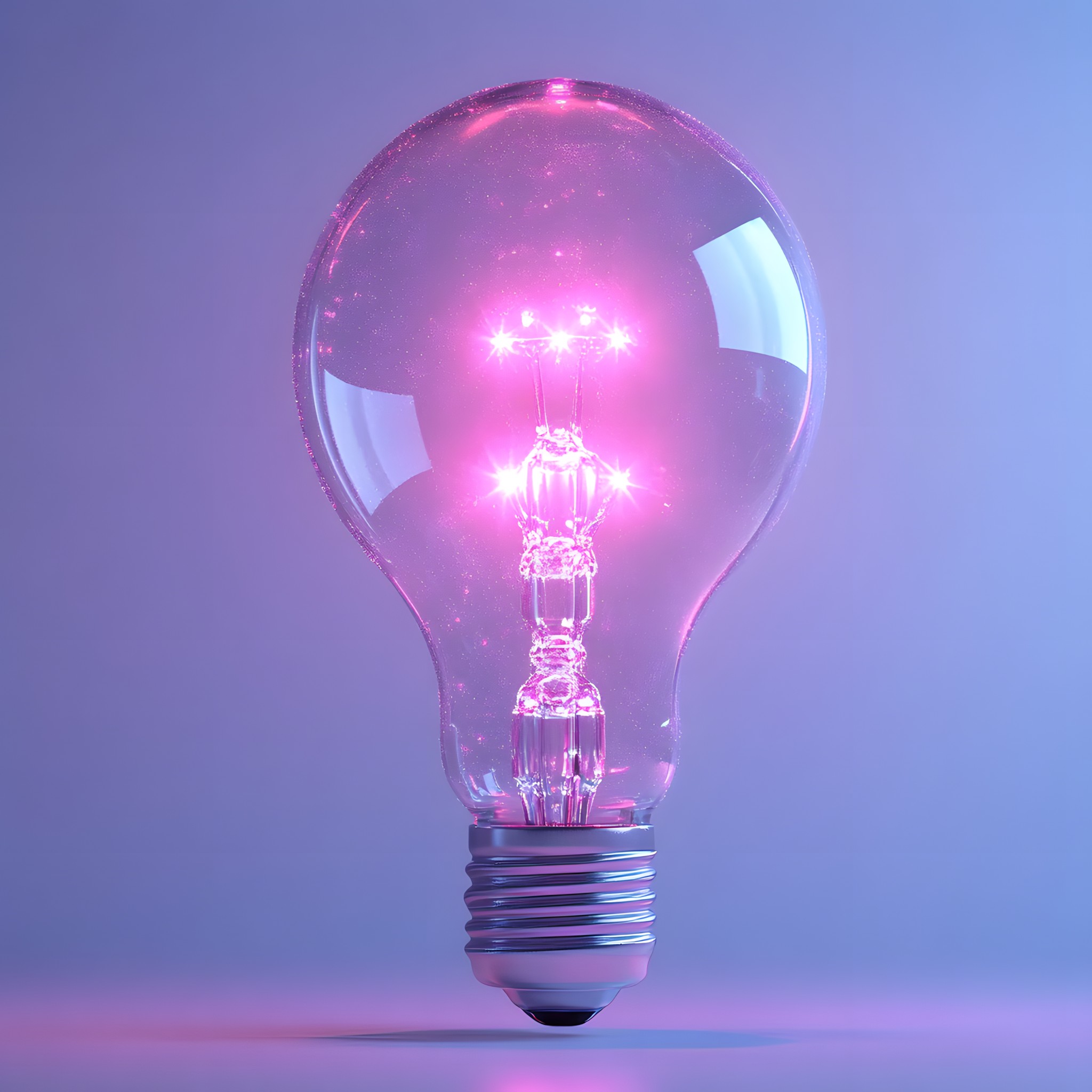 Pink, Purple, Electricity, Incandescent light bulb, Light Bulb, Science