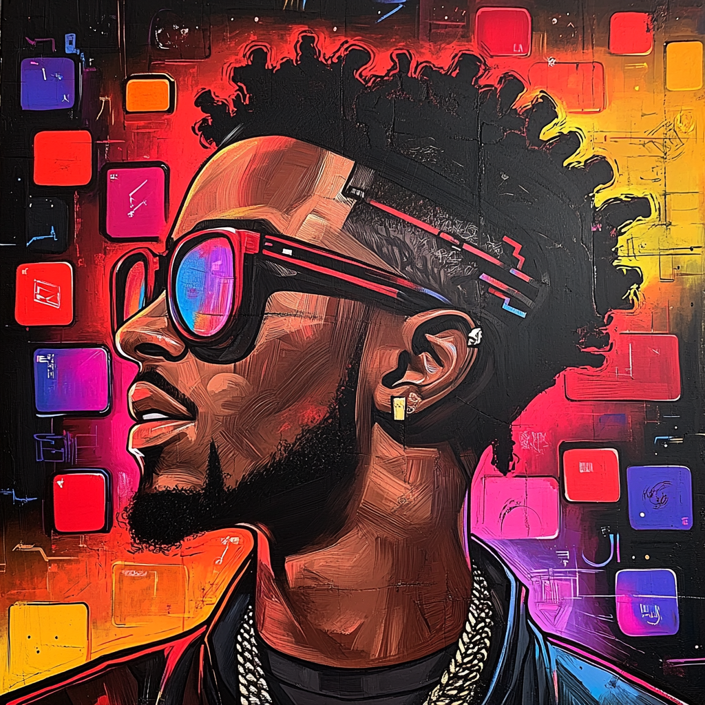 Afro, Goggles, Graphic design, Sunglasses, Graphics, Animation