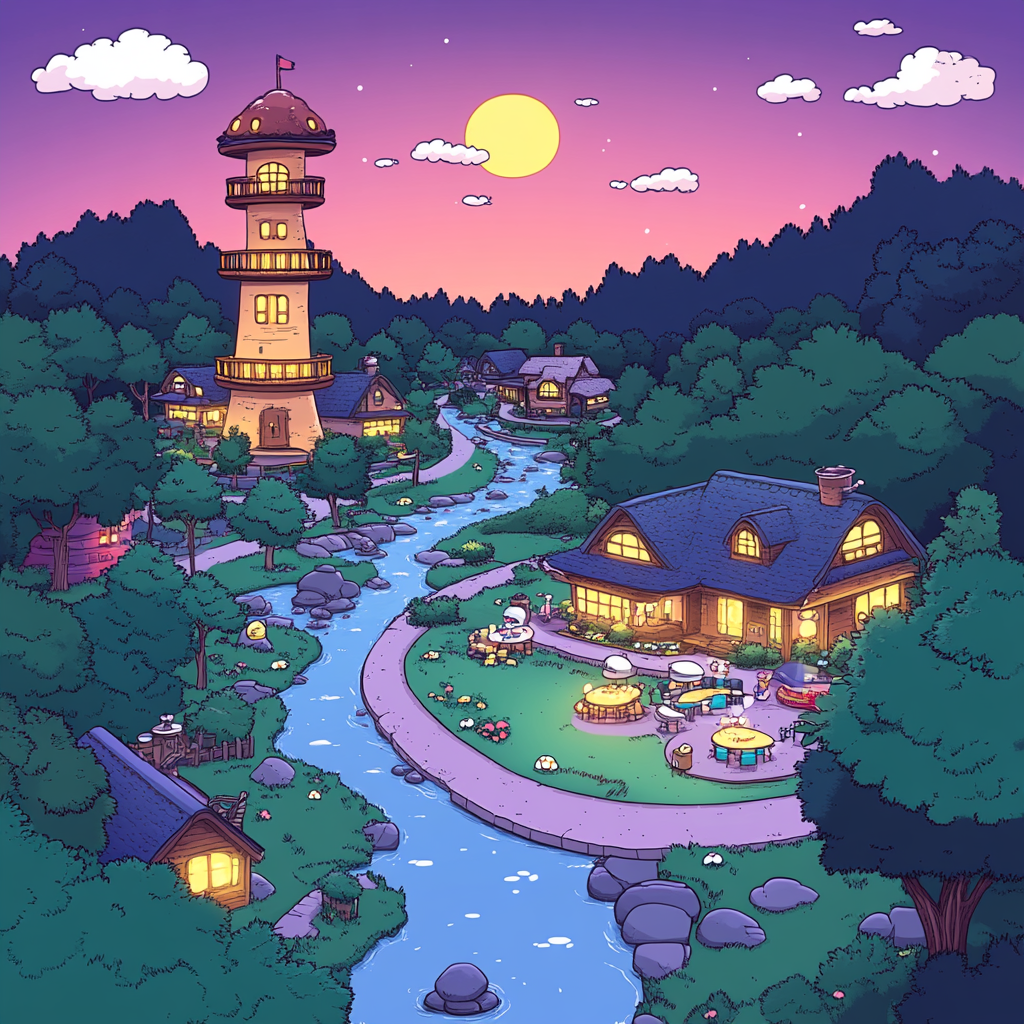 Animation, Night, Animated cartoon