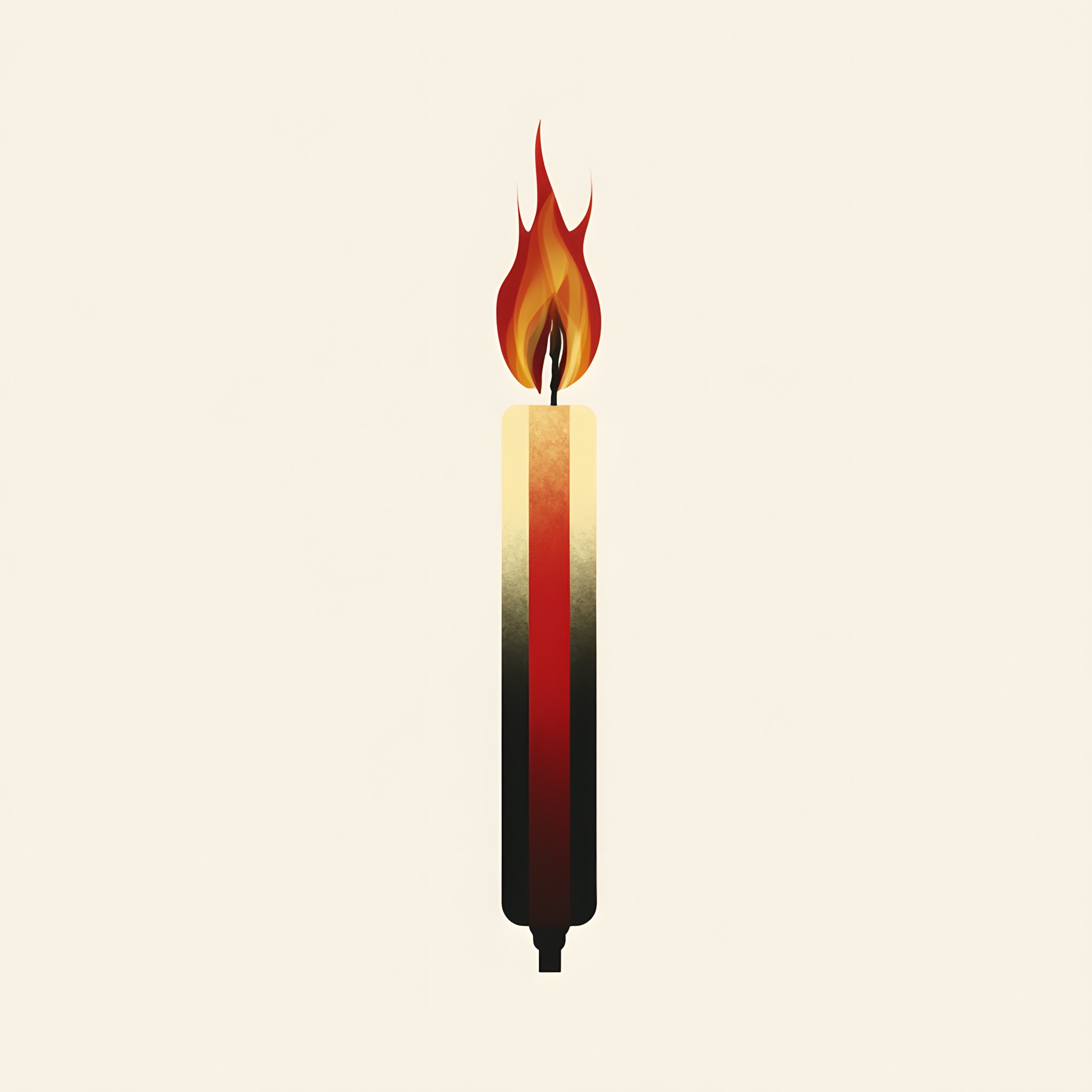 Red, Flame, Fire, Heat, Graphics, Cylinder, Candle