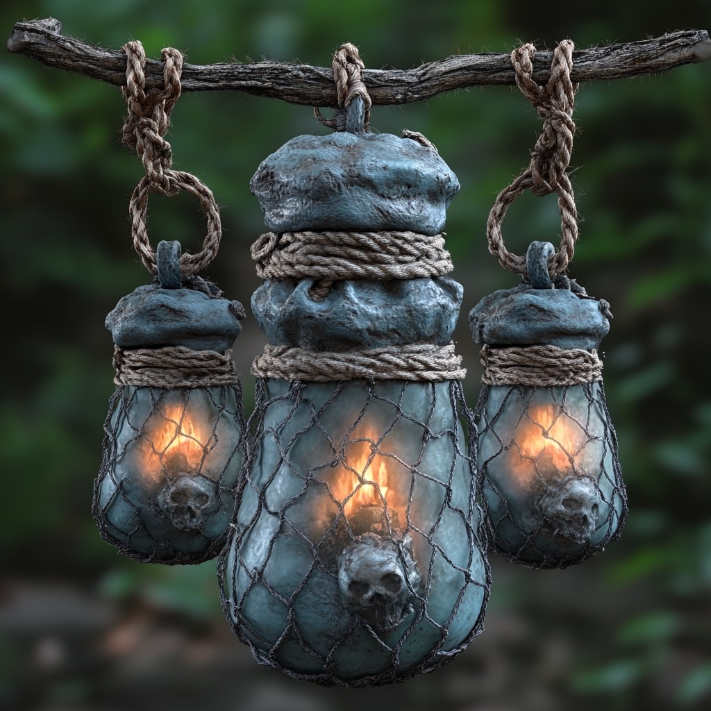 Lantern, Light fixture, Natural material, Incandescent light bulb, Light Bulb, Silver, Rope, Still life photography