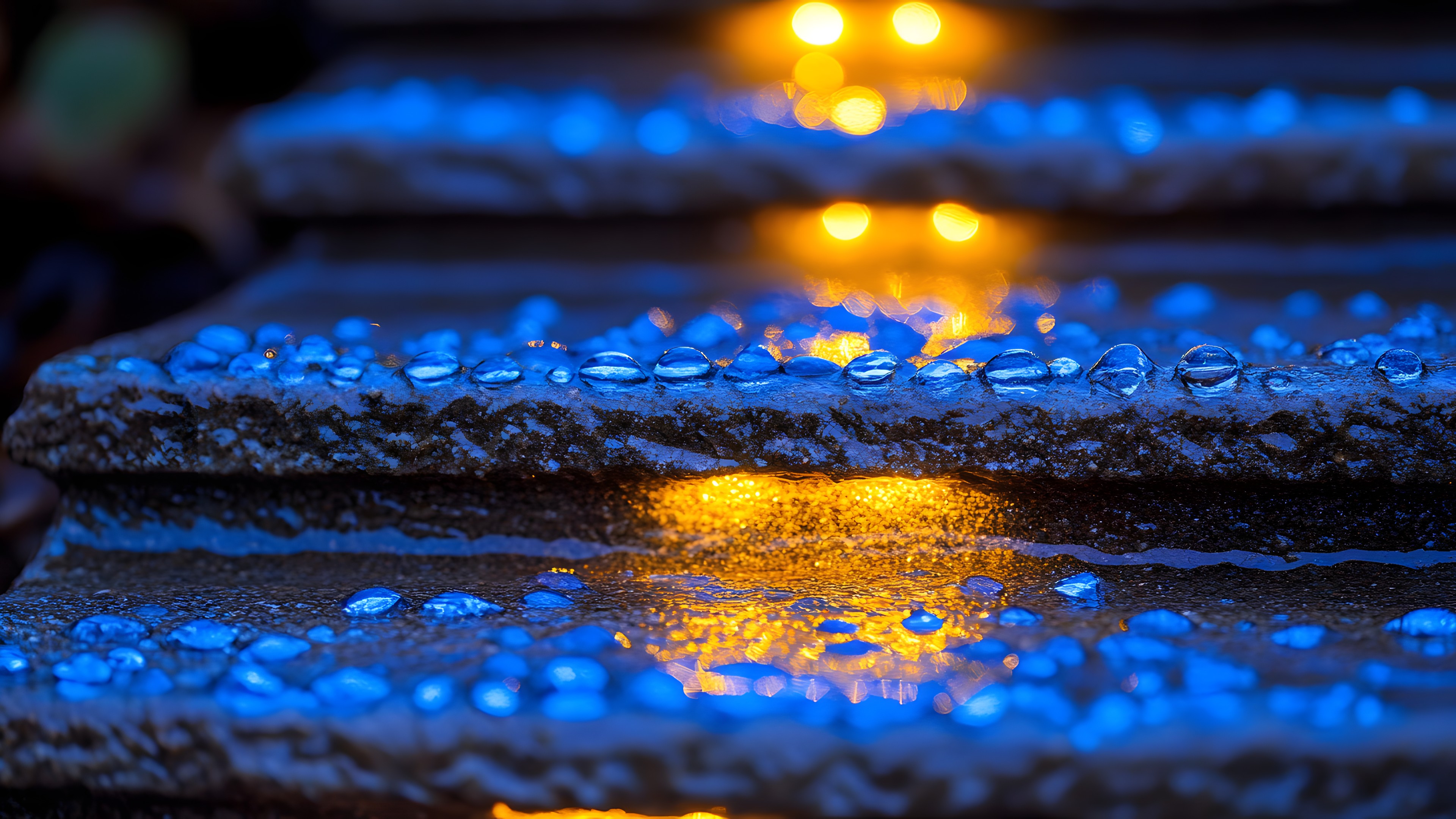 Blue, Liquid, Close-up, Macro photography