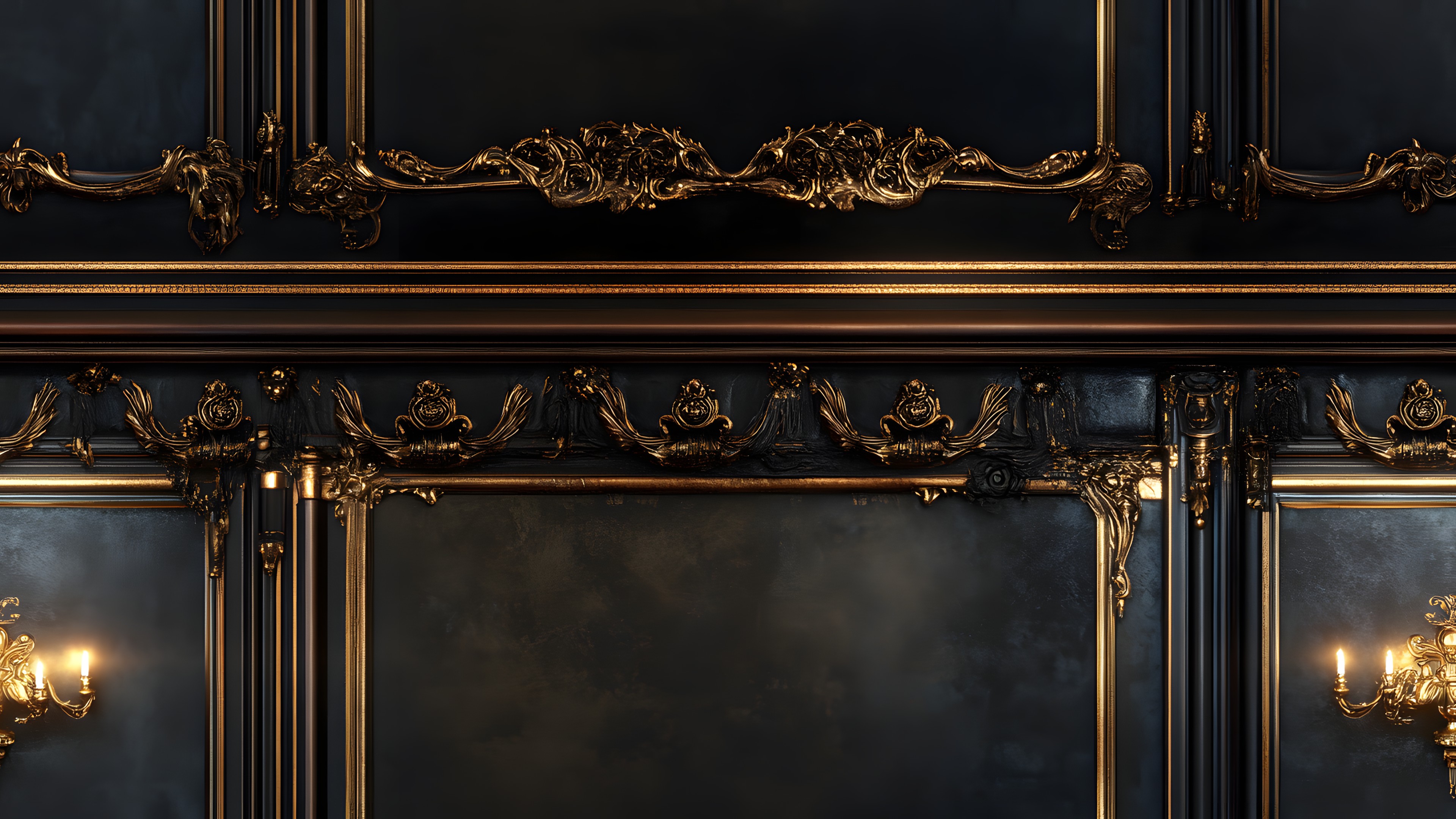 Molding, Antique, Napoleon III style, Still life photography, Brass