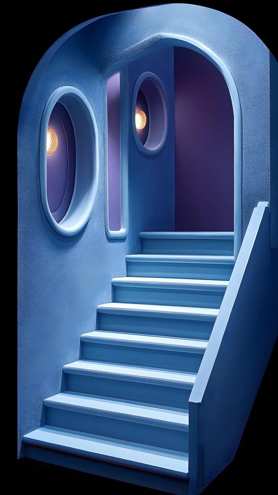 Blue, Stairs, Still life photography