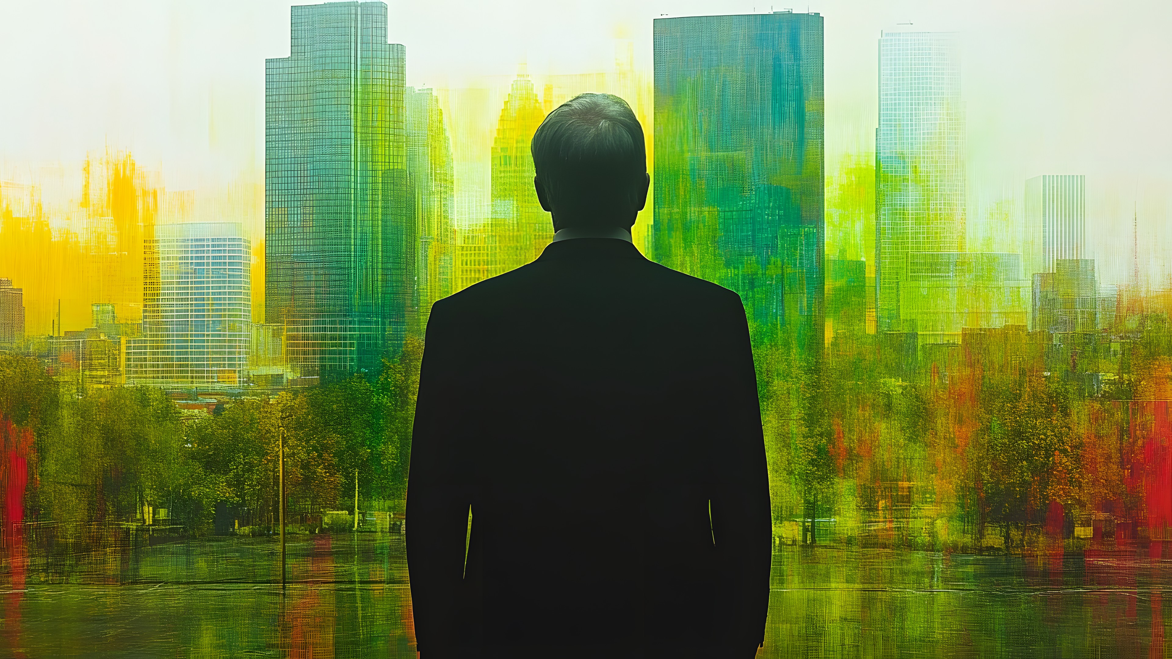 People in nature, Tower, High-rise building, Skyscraper, Cityscape, Skyline, Businessperson, Backlighting