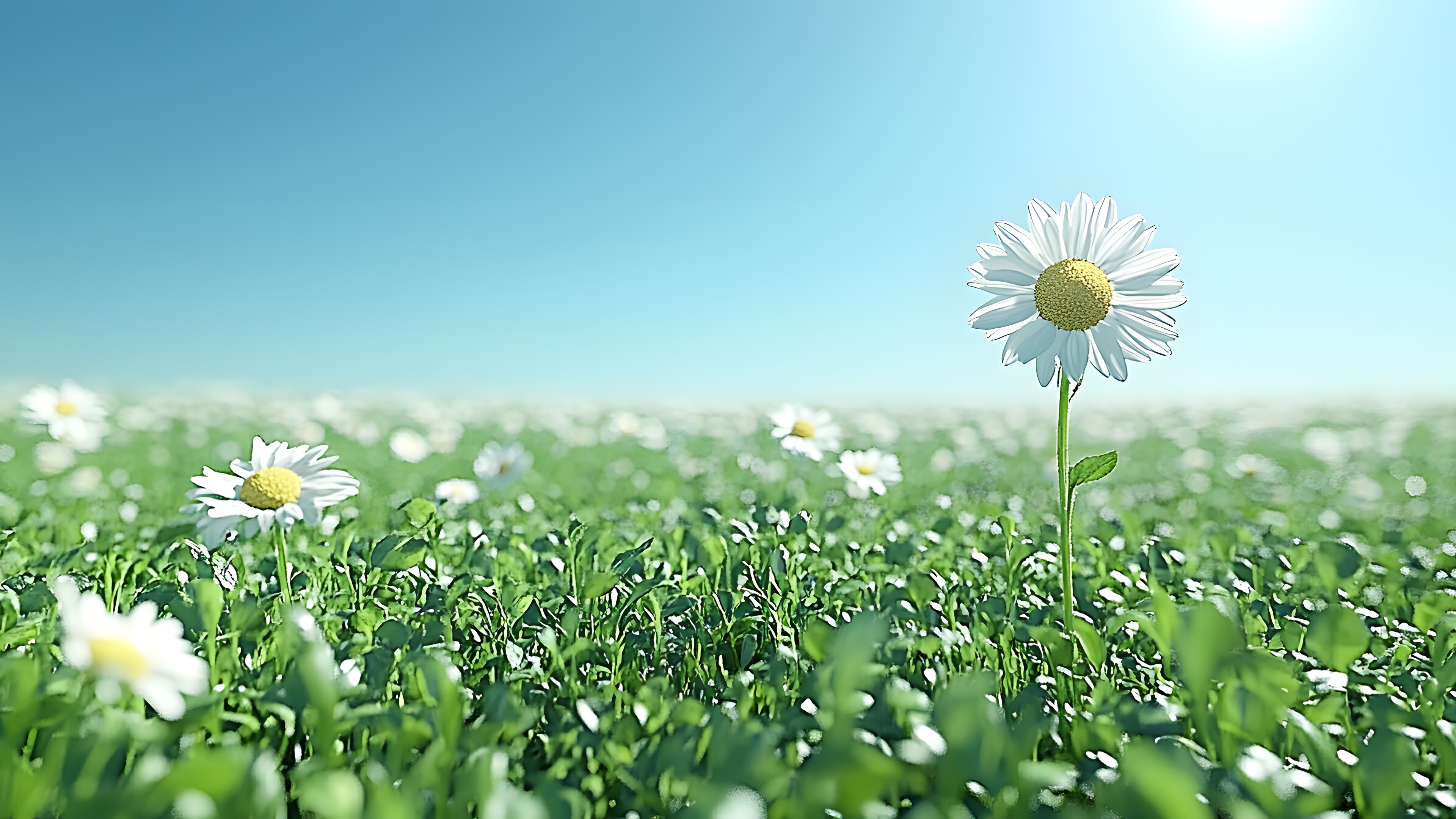 Flower, Green, Yellow, Petal, Field, Meadow, Spring, Roman chamomile, Flowering plant, Herbaceous plant, Wildflower, Plant stem, Prairie, Bellis, Agriculture, Marguerite daisy, Chamomile, Daisy family, Pedicel, Oxeye daisy