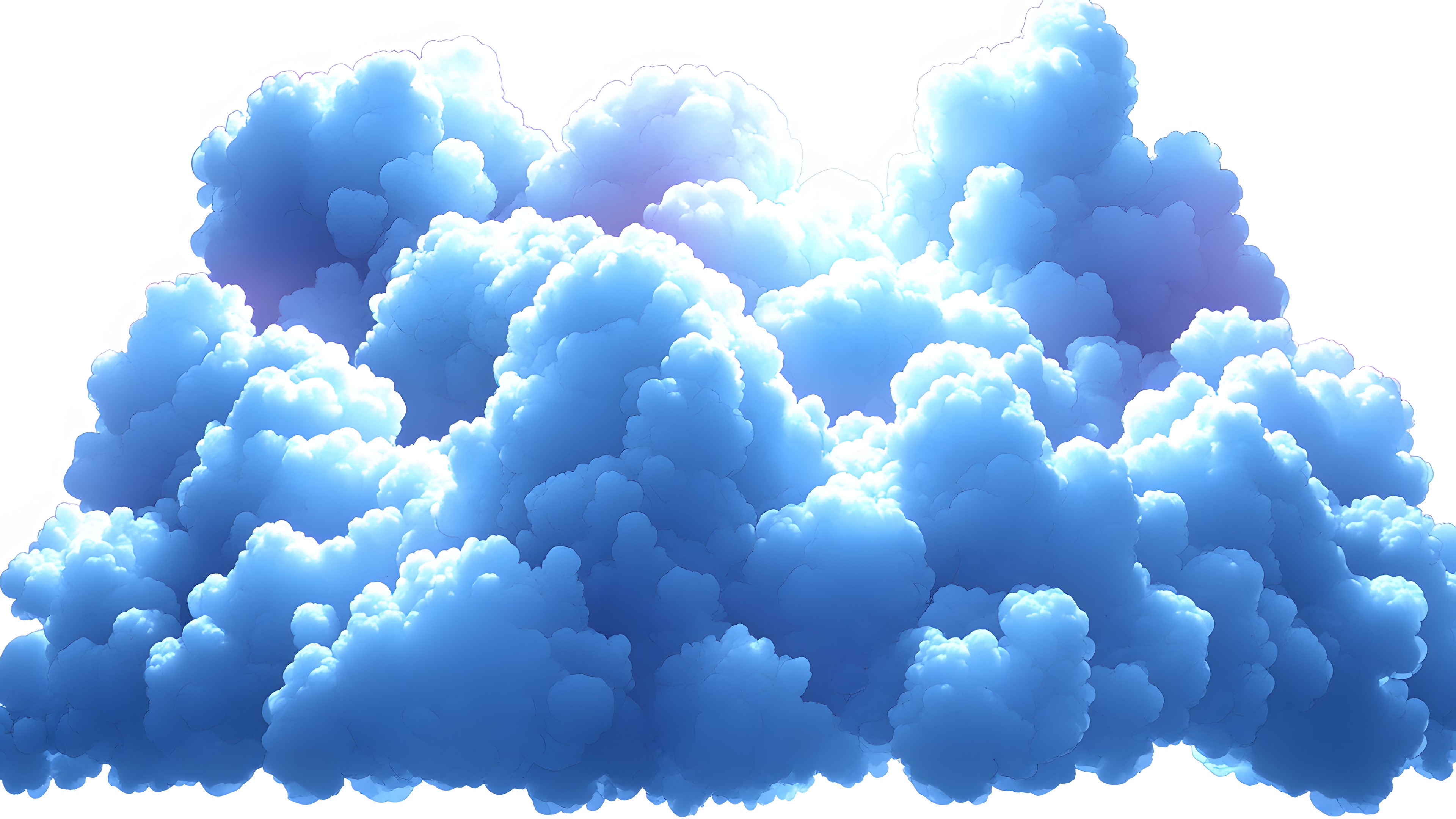 Blue, Cloud, Cumulus, Meteorological phenomenon, Graphics