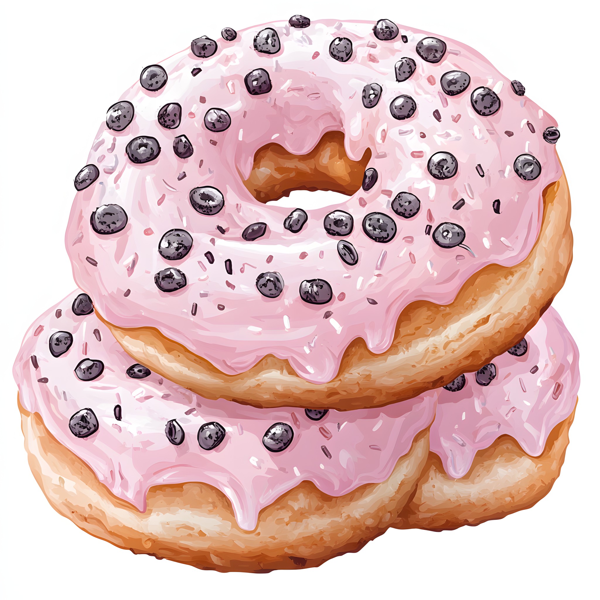 Doughnut, Food, Dessert, Ingredient, Ciambella, Sprinkles, Bagel, Clip art, Recipe, Fast food, Baking, Finger food, Junk food, Glaze, Icing, American cuisine