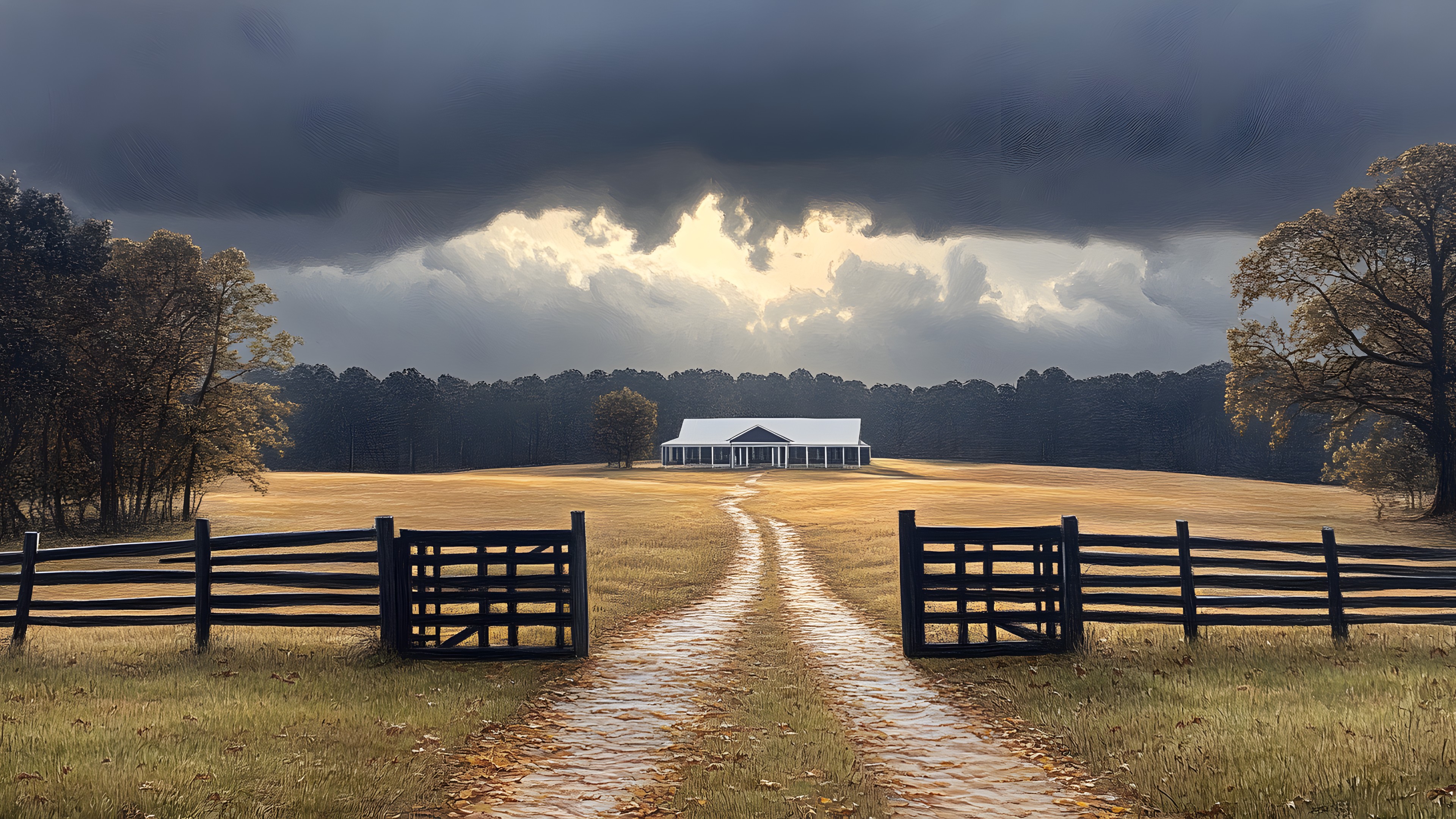 Cloud, Landscape, Plain, Rural area, Grassland, Field, Morning, Cottage, Barn, Farm, Sunlight, Prairie, Farmhouse, Croft, Evening, Pasture, Shed, Fence, Hut, Cumulus