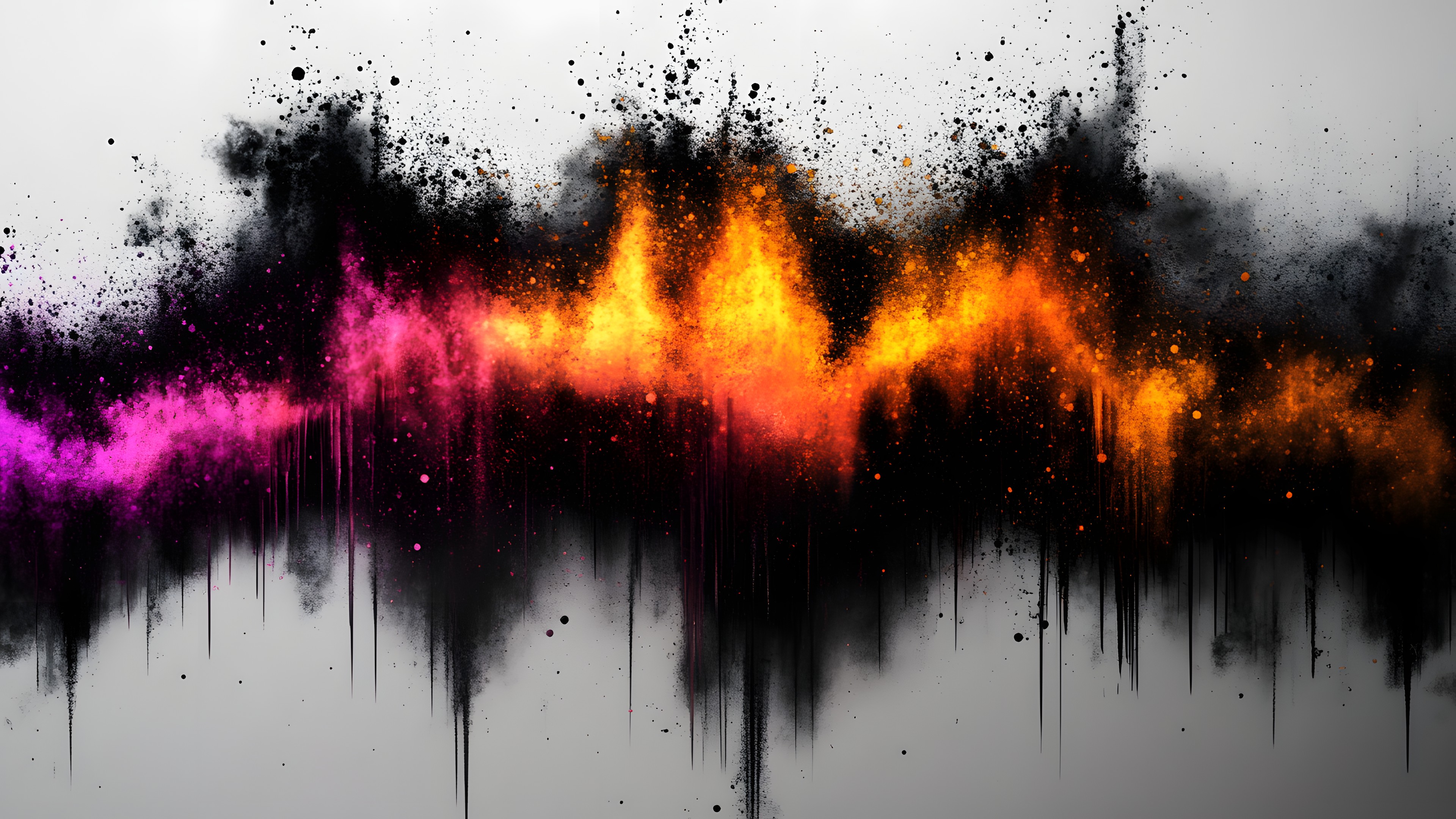 Red, Orange, Graphics, Paint, Graphic design, Art Paint, Flame, Heat, Modern art