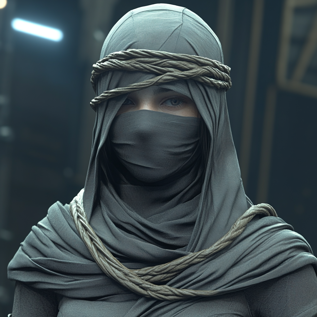 Scarf, Animation, Mask, CG artwork