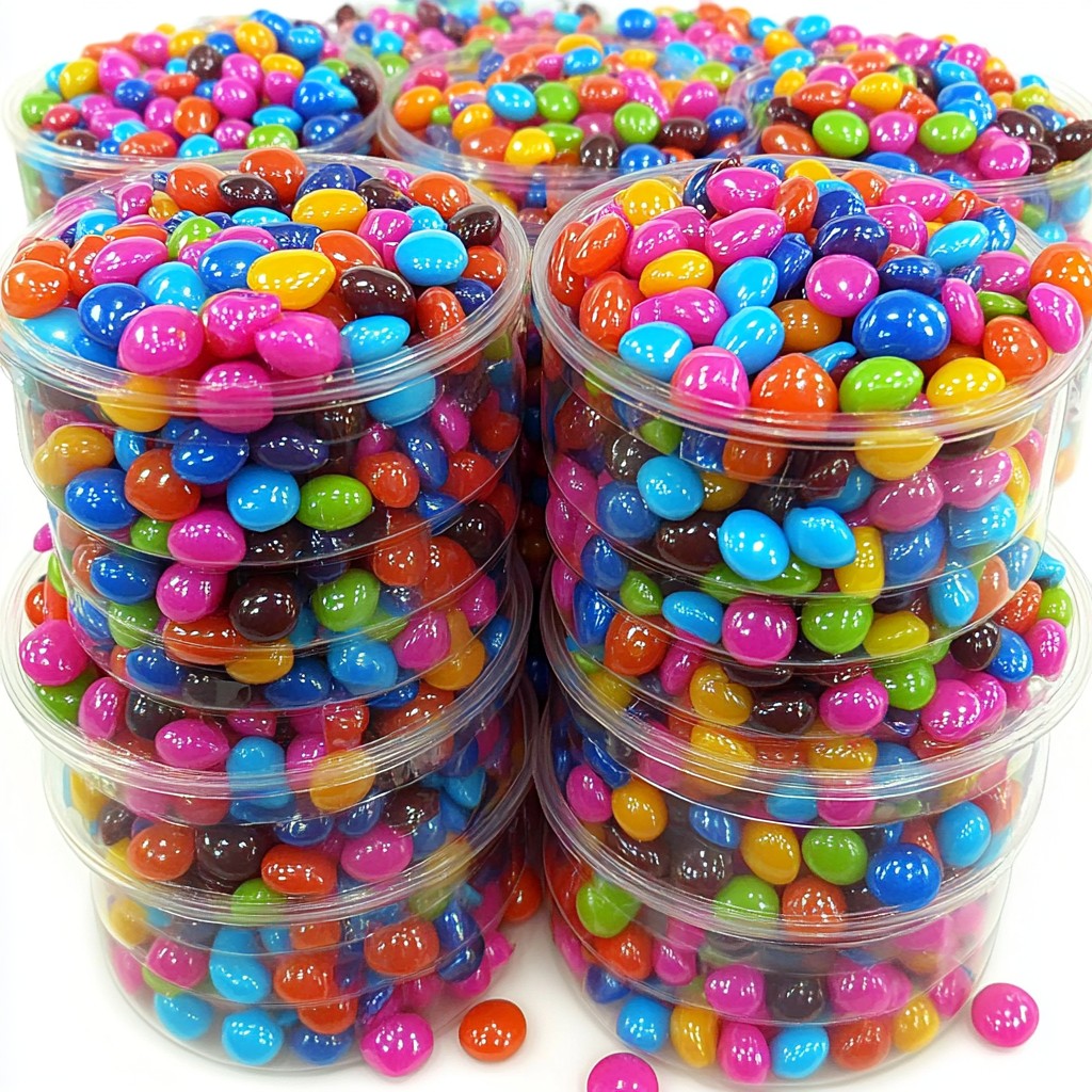 Candy, Food, Plastic, Lid, Jelly bean, Oval, Party Supply, Suikerboon, Hard candy, Food additive