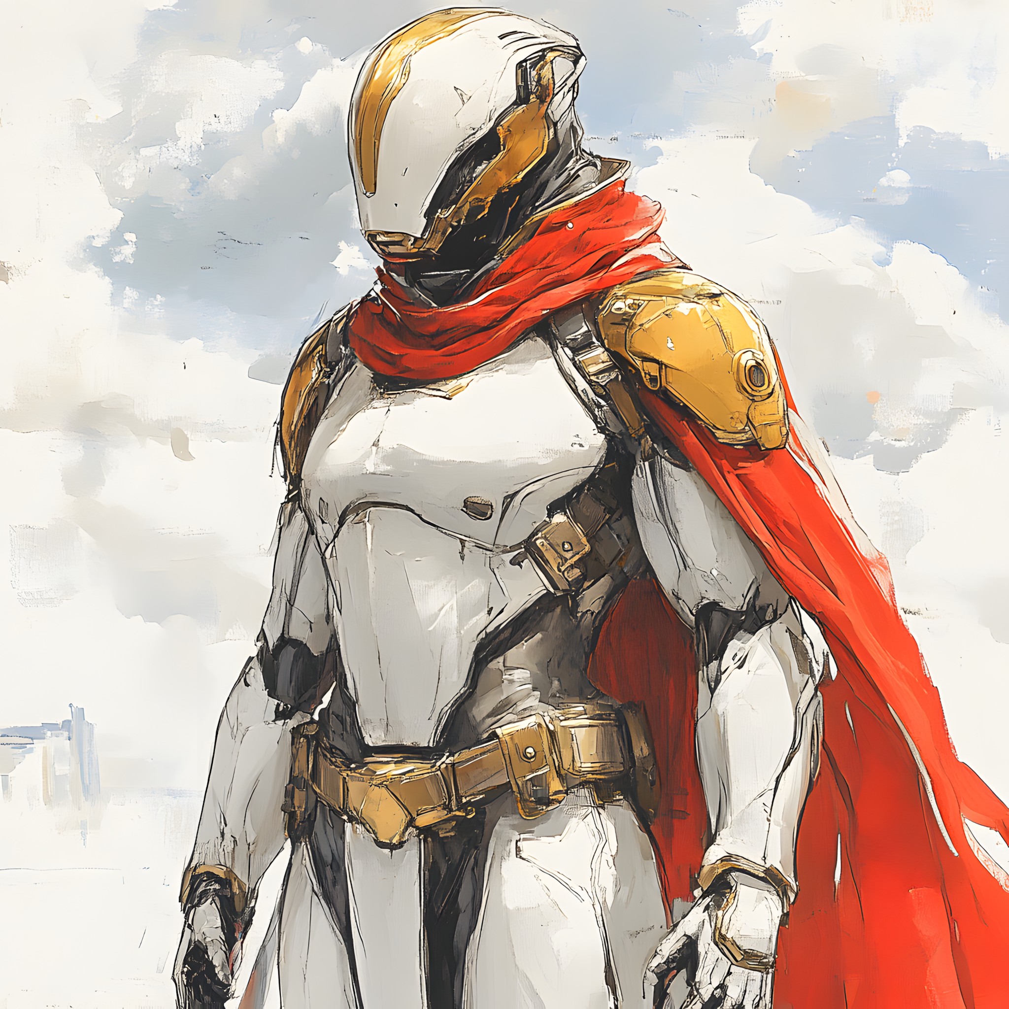 Fictional character, Armour, Animation, CG artwork, Cloak, Hero