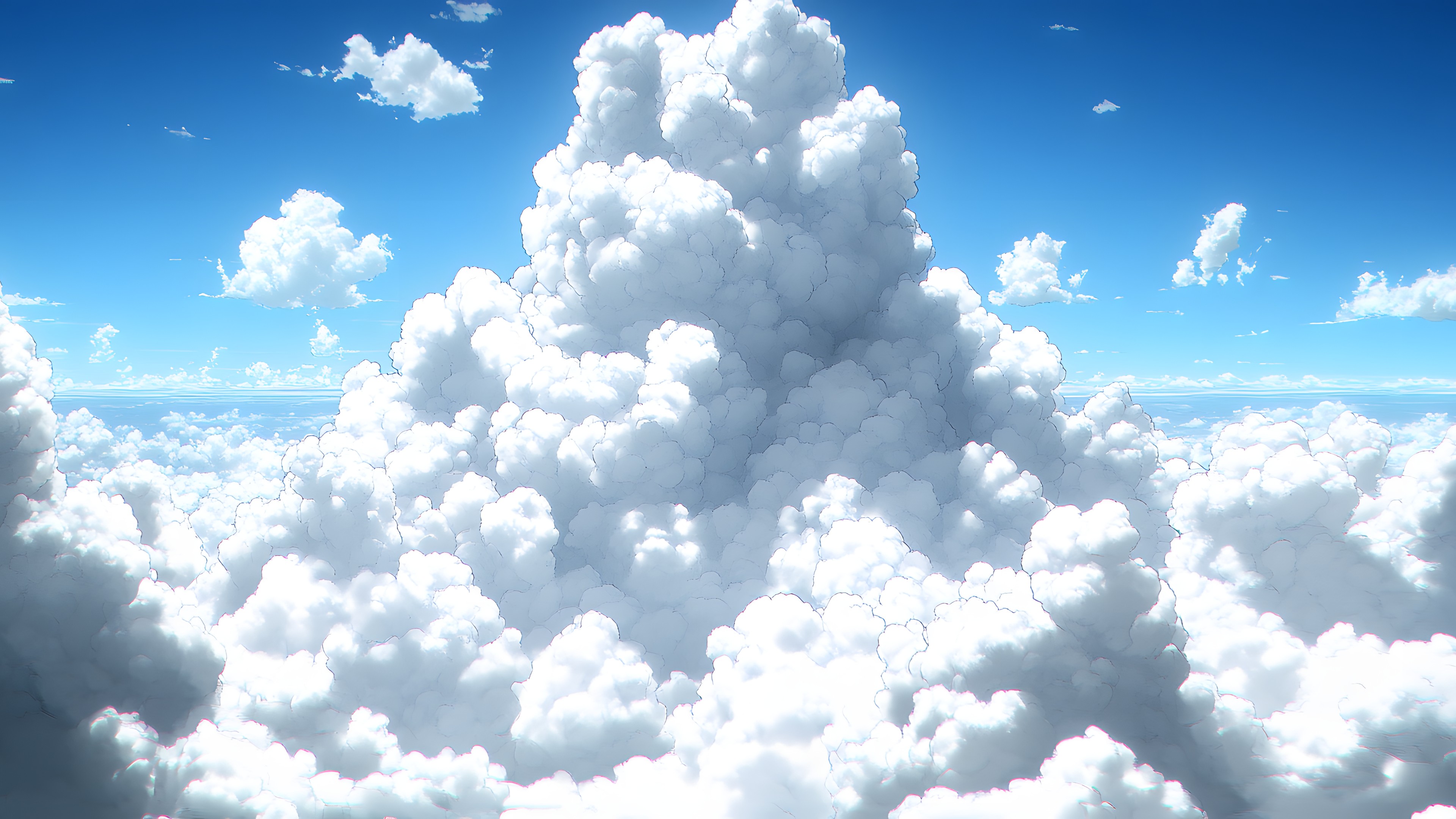 Cloud, Blue, Daytime, Cumulus, Meteorological phenomenon, Sunlight