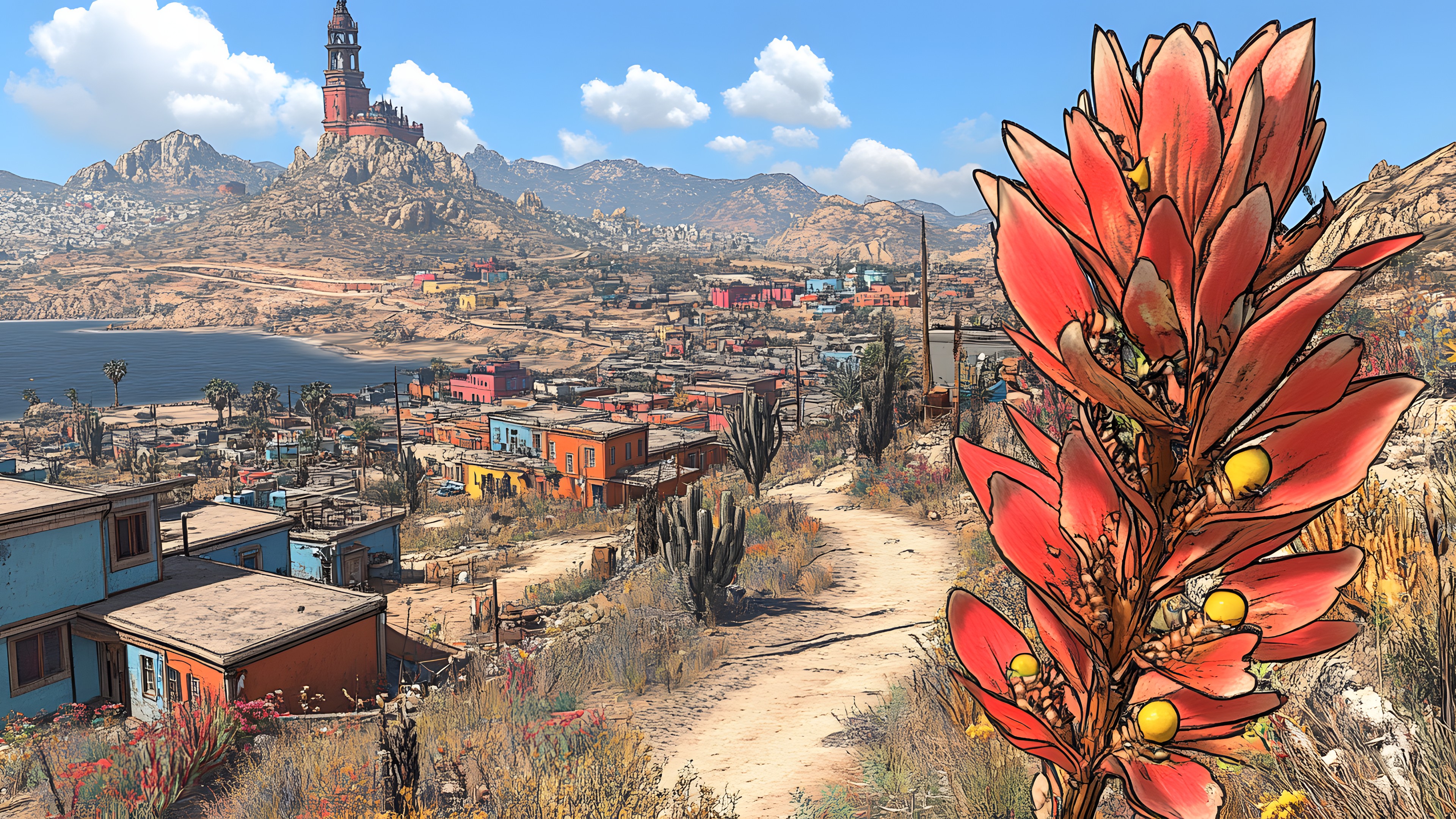 Valley, Panorama, Mountain Village