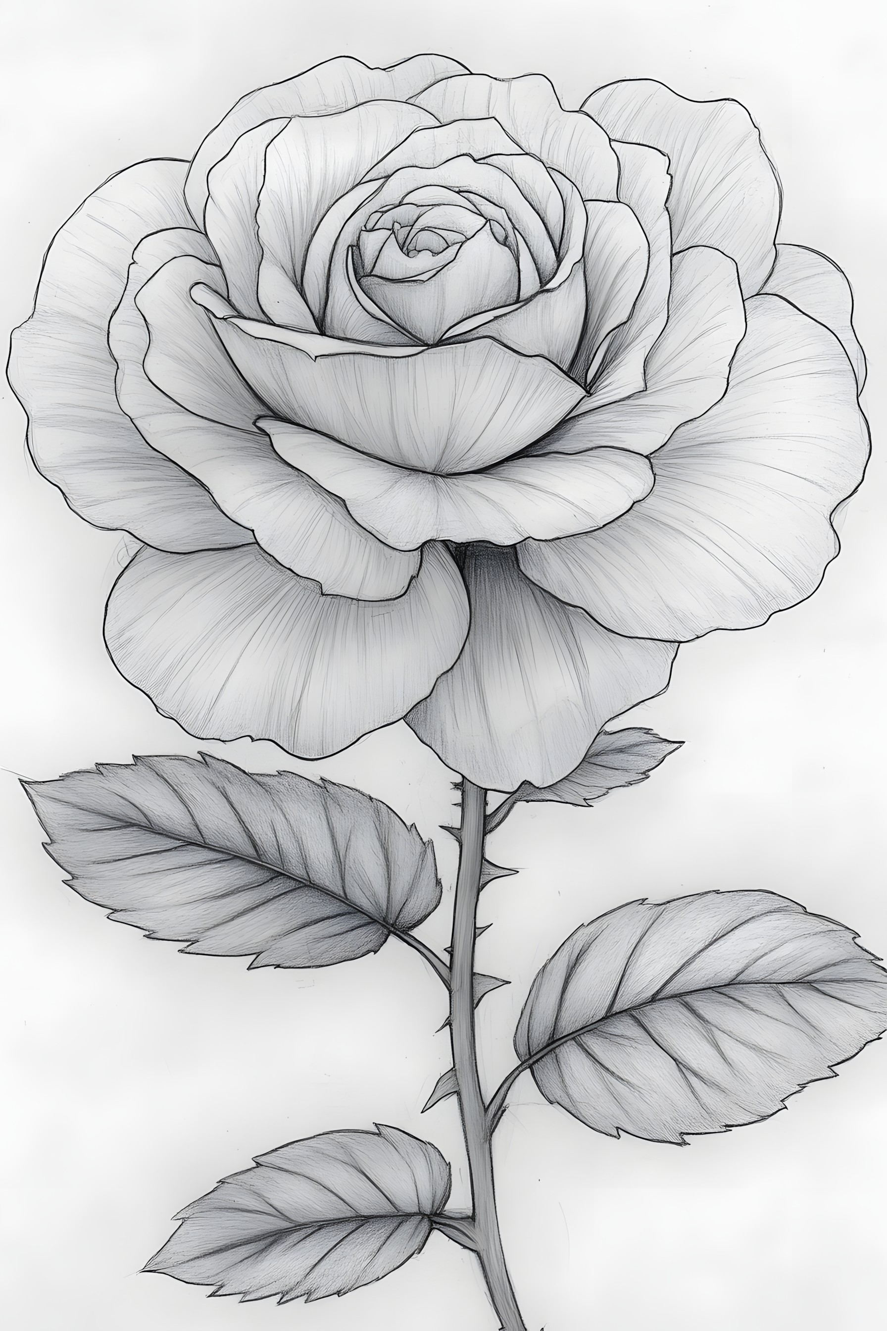 White, Petal, Garden roses, Drawing, Rose family, Monochrome photography, Rose, Black and white, Flowering plant, Floribunda, Sketch, Line art, Monochrome, Hybrid tea rose, Cut flowers, French rose, Cabbage rose, Floral design