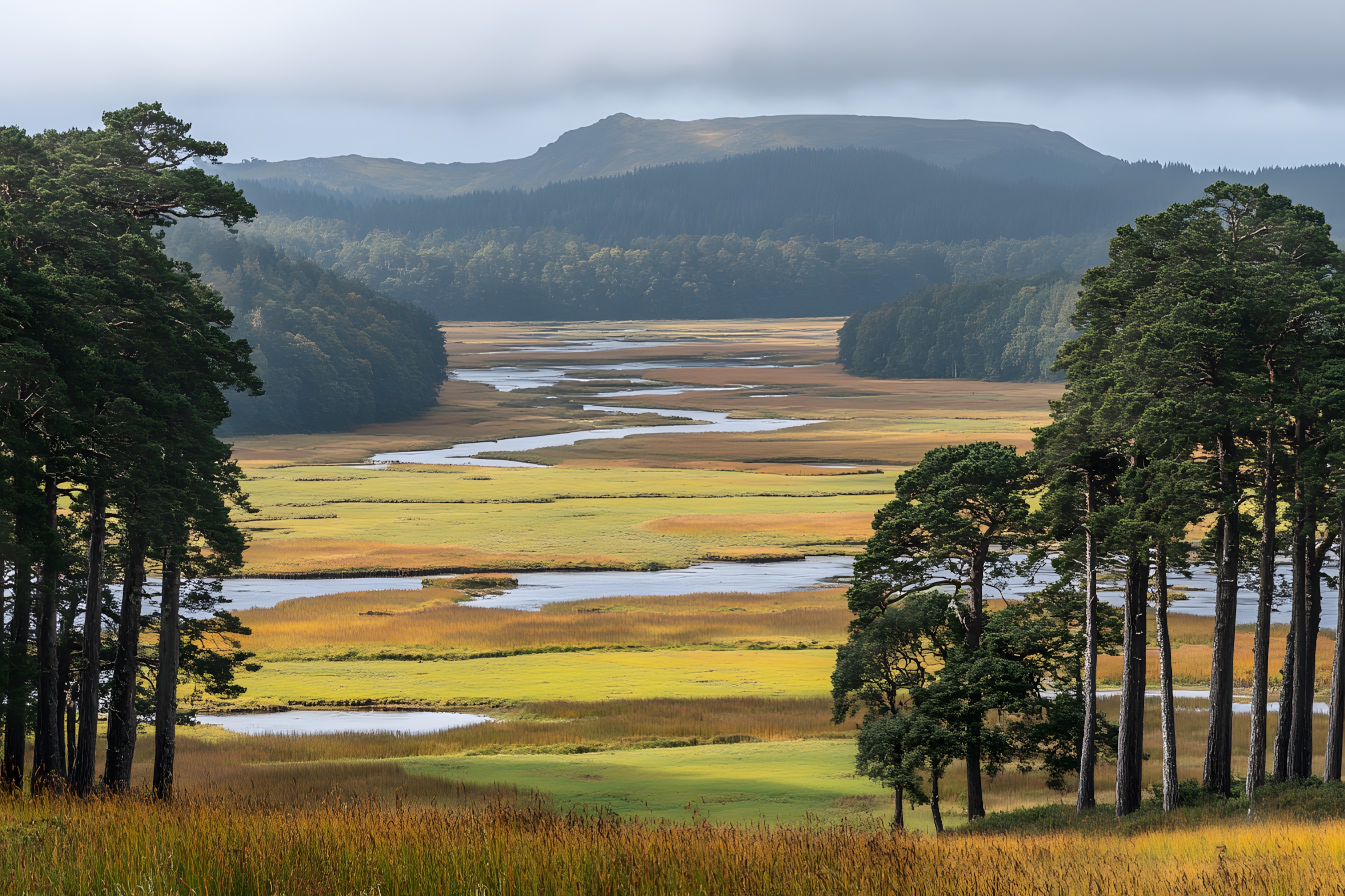 Natural landscape, Ecoregion, Landscape, Wetland, Reservoir, Fluvial landforms of streams, Fell, Lake District, Lacustrine plain, Tidal marsh, Loch, Floodplain, Hinterland, Marsh, River island, Bog, Temperate broadleaf and mixed forest, National park