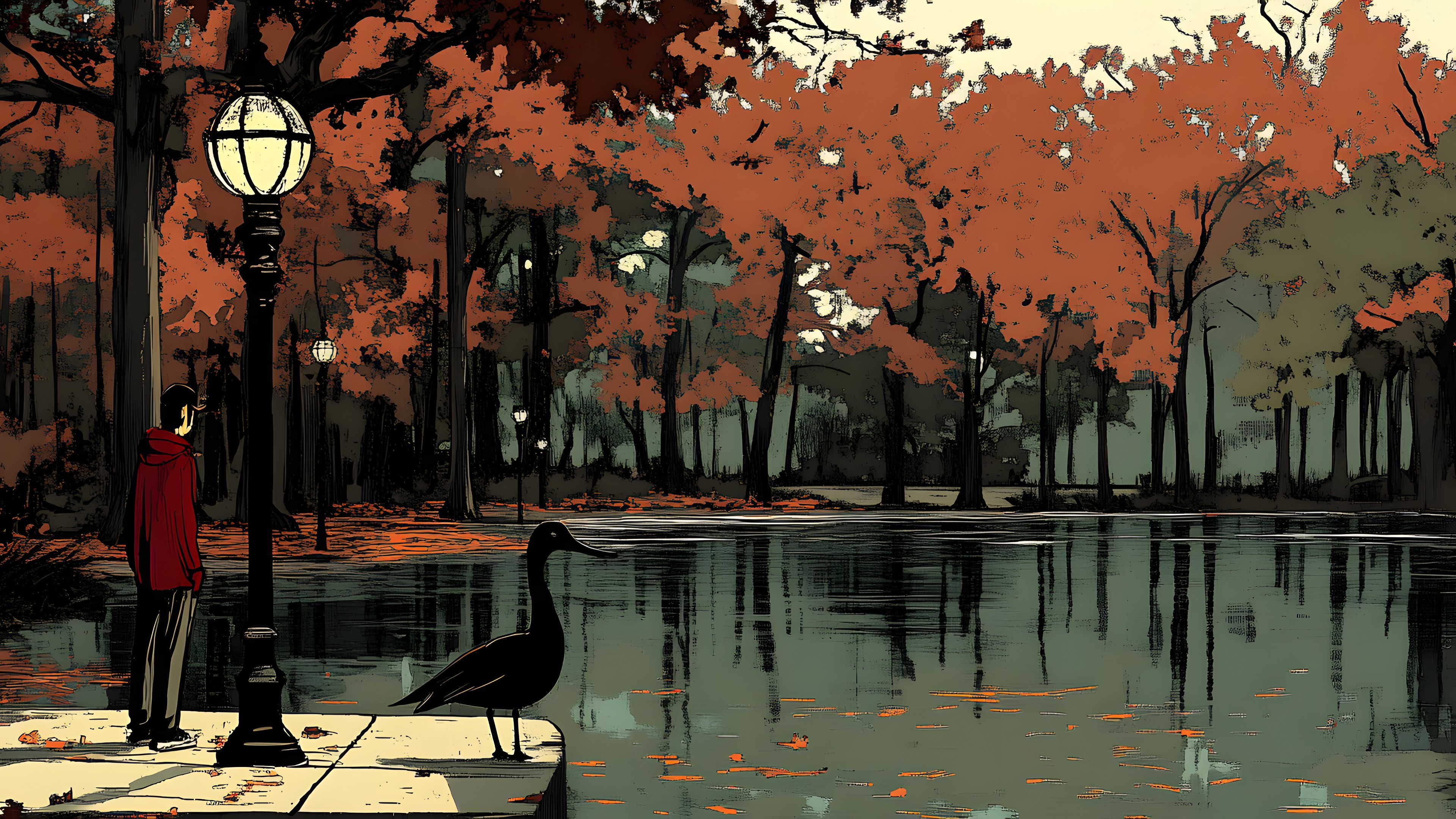 Evening, Animation, Bayou