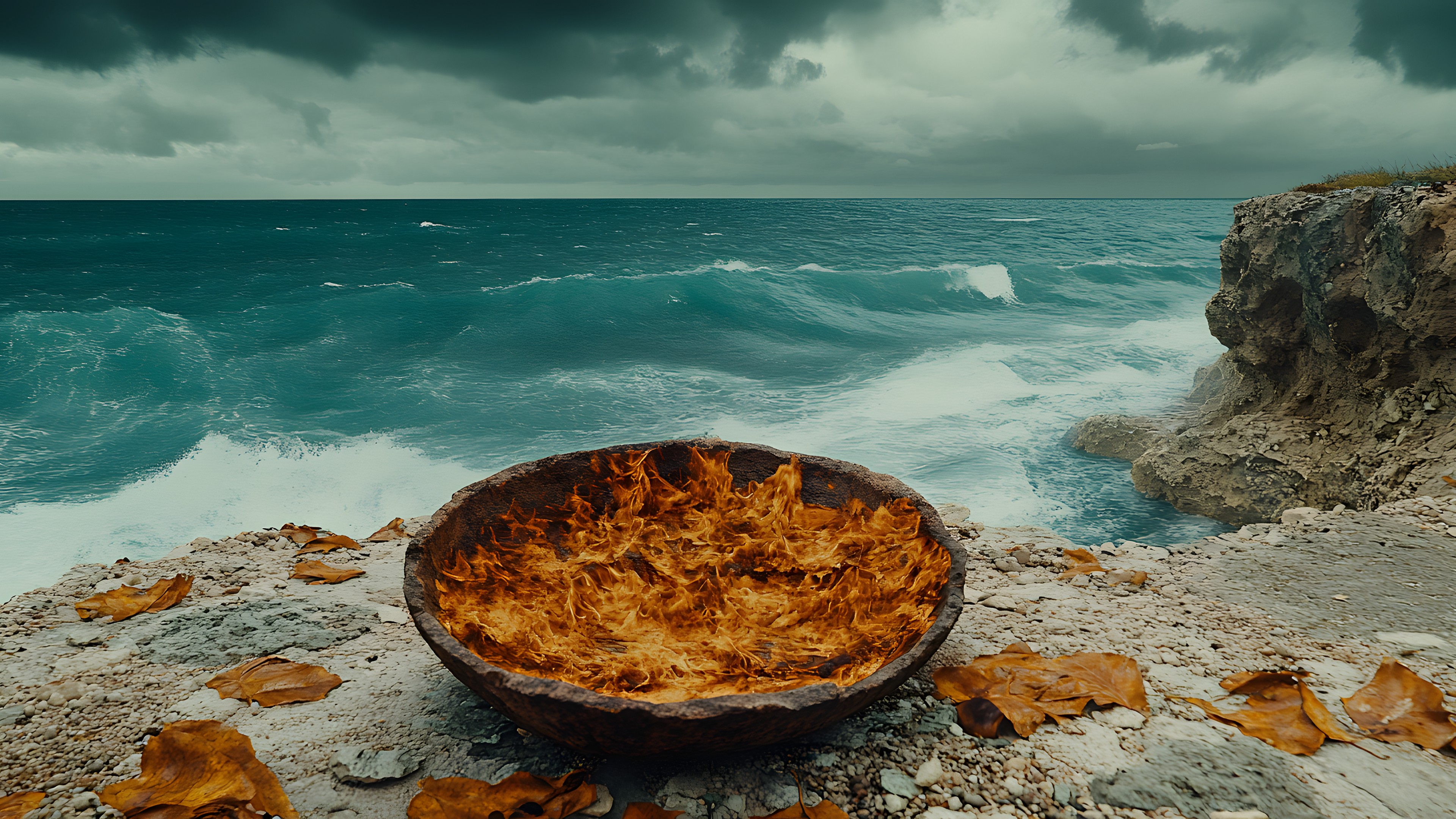 Body of water, Sea, Coast, Rock, Coastal and oceanic landforms, Ocean, Terrain, Shore, Wind wave, Wave, Geological formation, Sunlight, Beach, Cliff, Tropics, Klippe, Outcrop, Cumulus, Wind, Bay