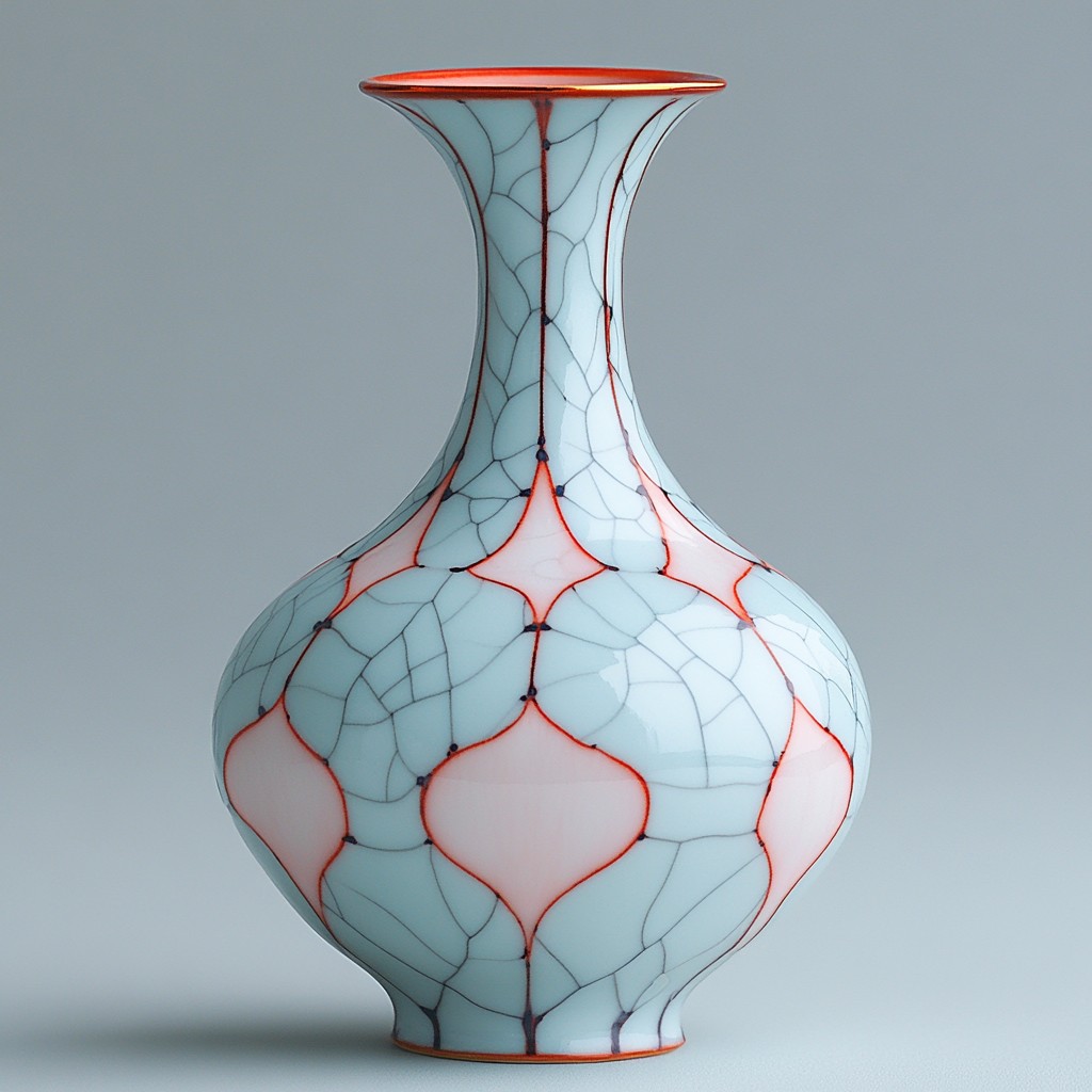 Porcelain, Vase, Ceramic, Pottery, Creative arts, Design, Stoneware