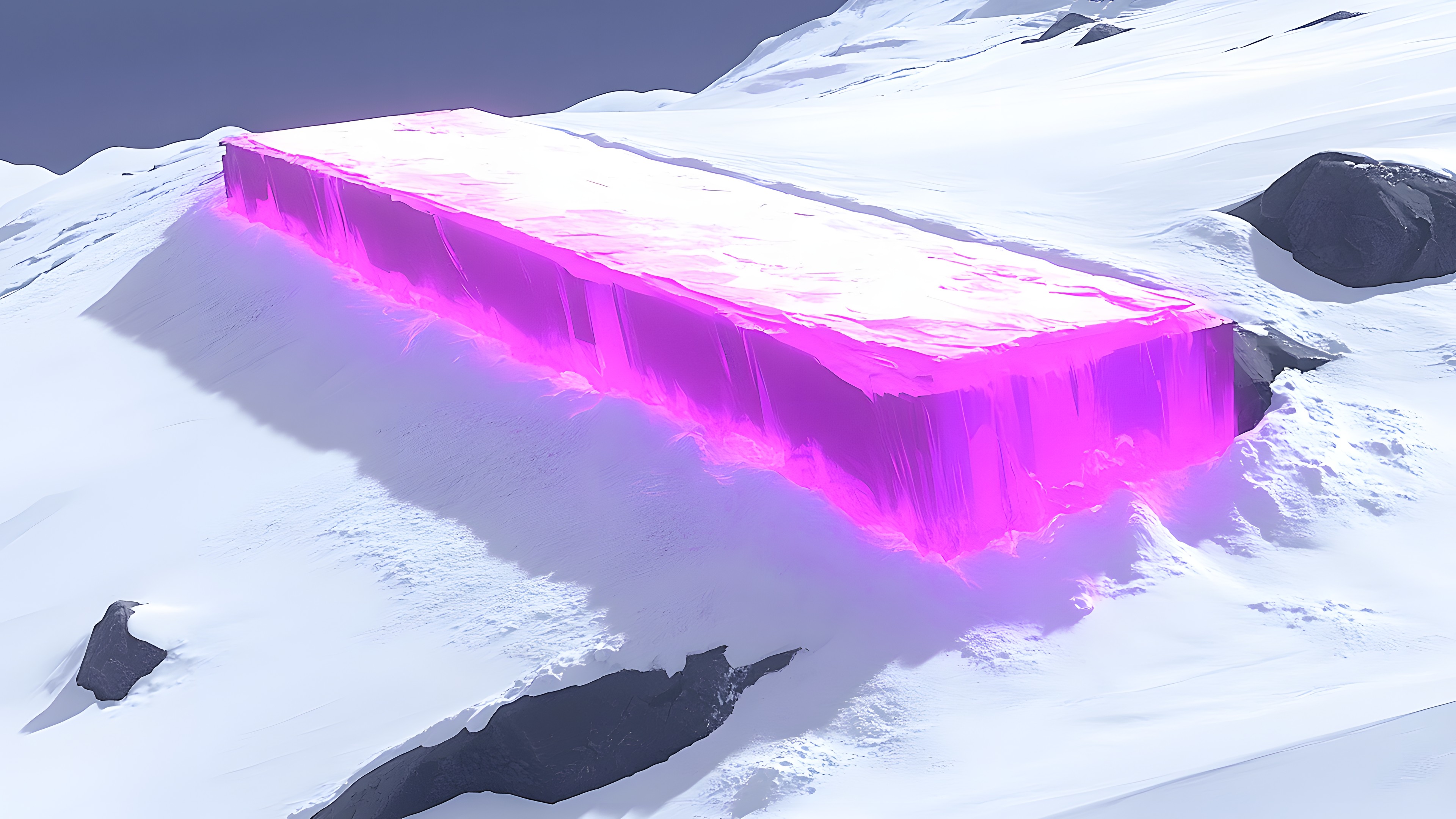 Ice cap, Glacial landform, Freezing, Winter, Glacier, Snow, Arctic, Ice, Screenshot, Tundra