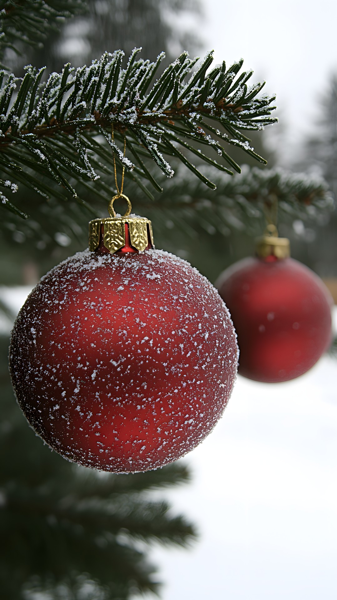 Red, Christmas ornament, Branch, Christmas decoration, Event, Christmas Day, Holiday Ornament, Christmas tree, Holiday, Winter, Twig, Ornament, Sphere, Christmas Eve, Tradition, Conifers, Evergreen, Larch, Festival, Fir