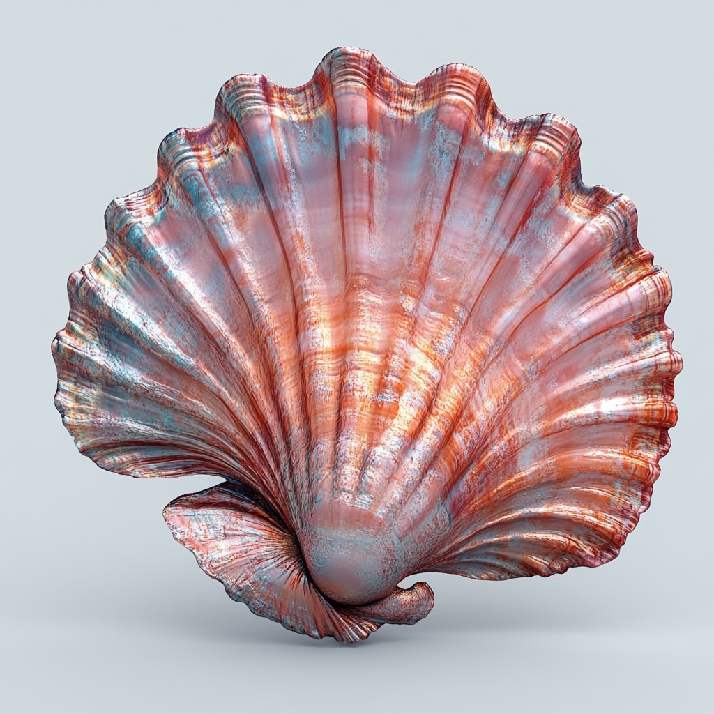 Seashell, Bivalvia, Scallop, Clam, Shellfish, Mollusca, Natural material, Seafood, Animal product, Marine biology