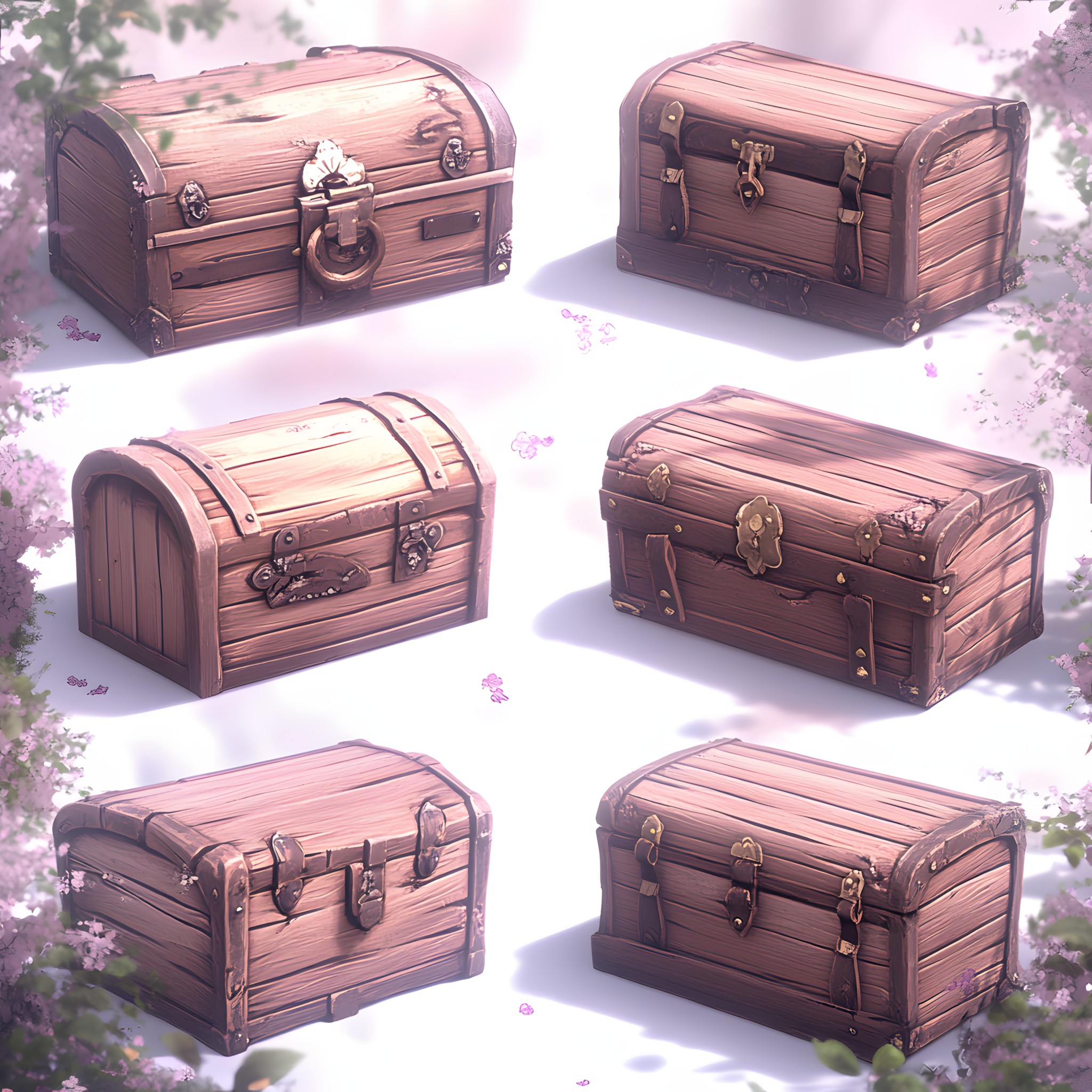 Treasure, Trunk, Chest, Animation, Crate