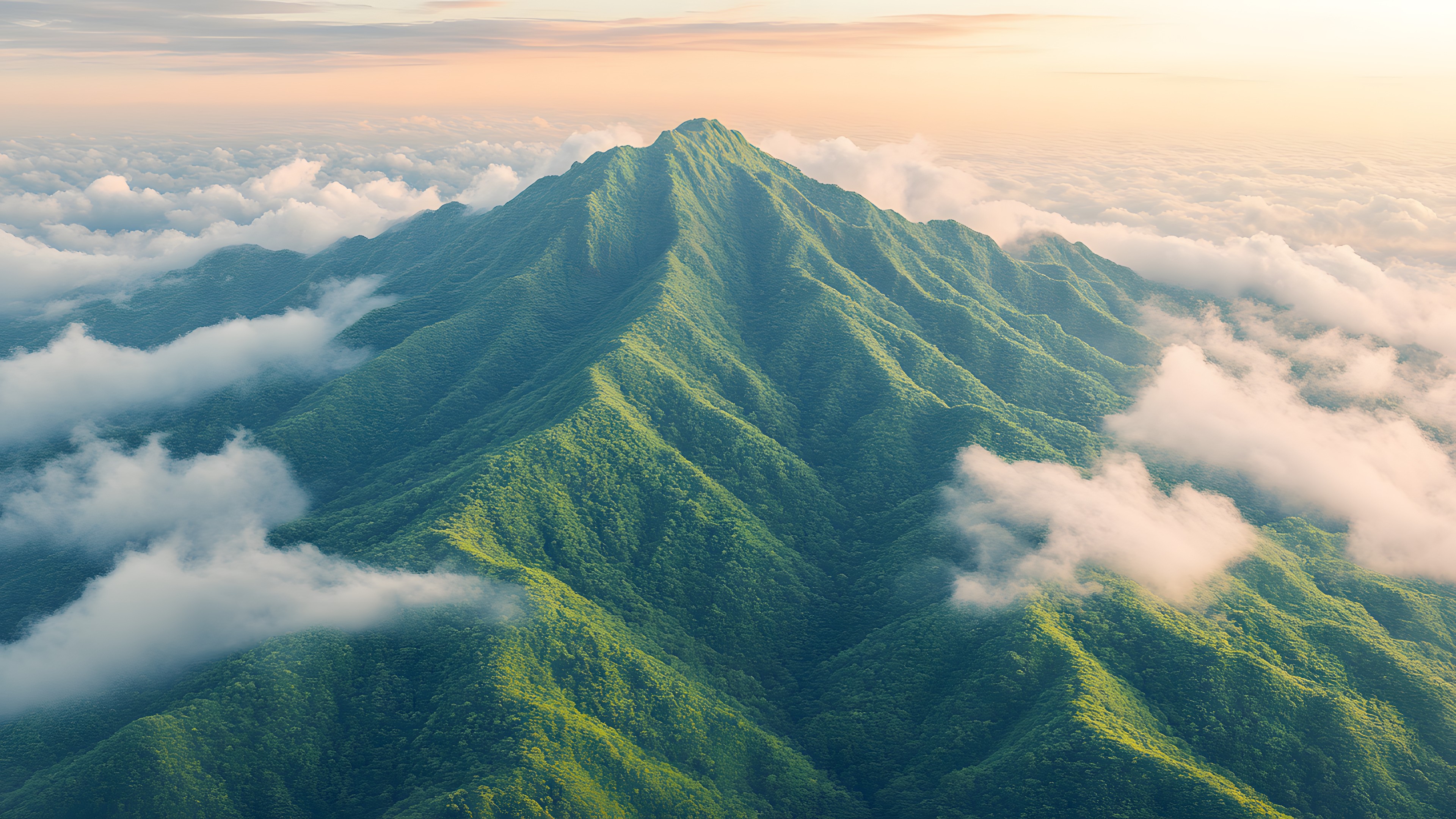 Mountain, Mountainous landforms, Hill, Highland, Mountain range, Cloud, Terrain, Ridge, Hill station, Summit, Sunlight, Valley, Bird's-eye view, Cumulus, Massif, Alps, Meteorological phenomenon, Fell, Jungle, Batholith