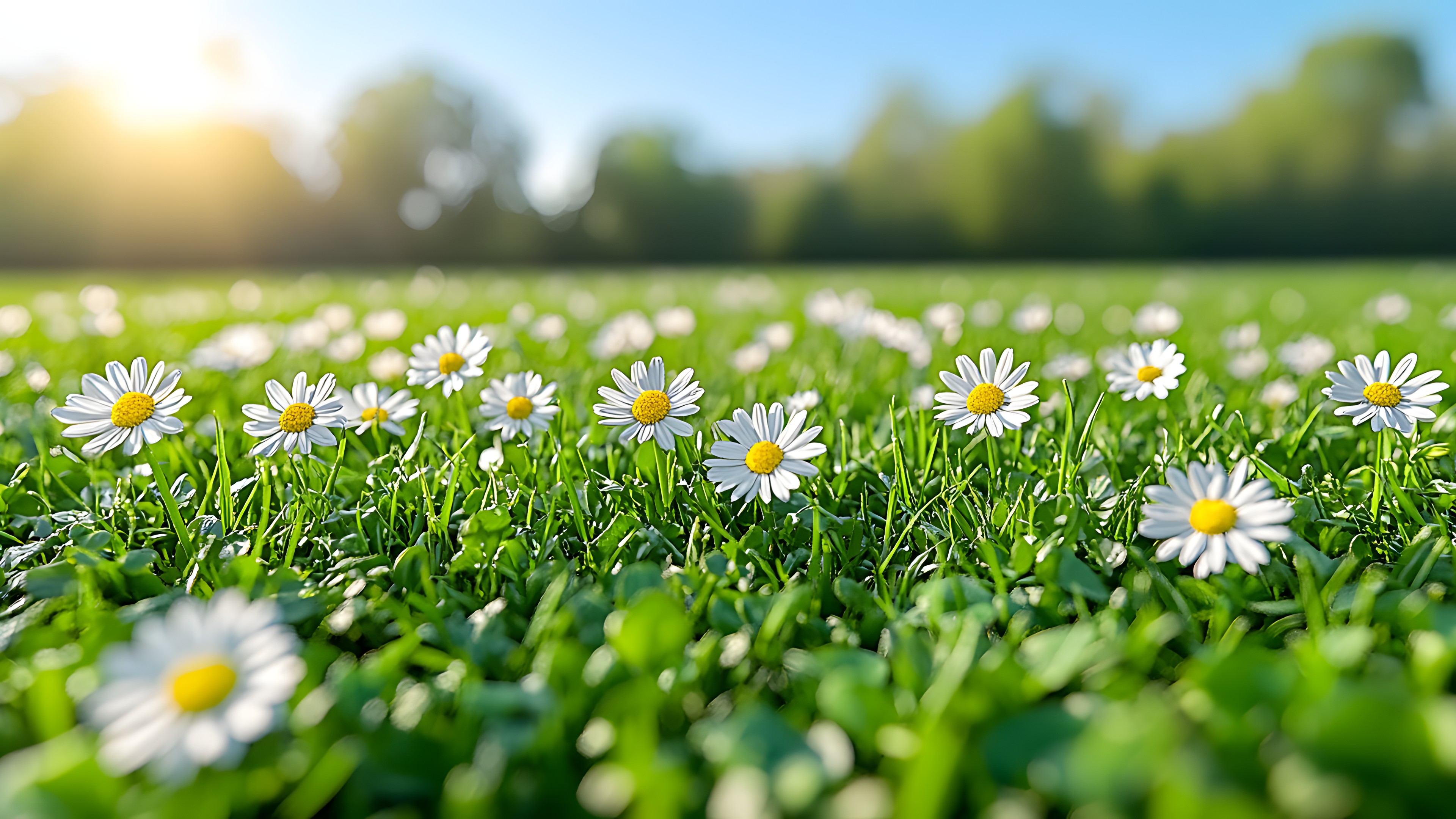 Flower, Green, Yellow, Petal, Spring, Meadow, Groundcover, Close-up, Field, Roman chamomile, Flowering plant, Herbaceous plant, Wildflower, Chamomile, Bellis, Marguerite daisy, German chamomile, Daisy family, Common daisy, Forb