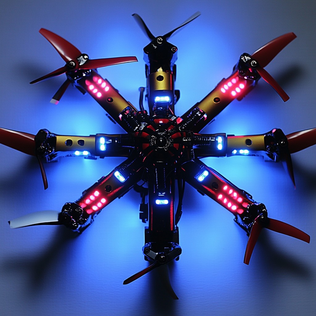 Technology, Machine, Unmanned aerial vehicle, Propeller, Radio-controlled toy, Propeller, Electrical cable, Wire, Toy