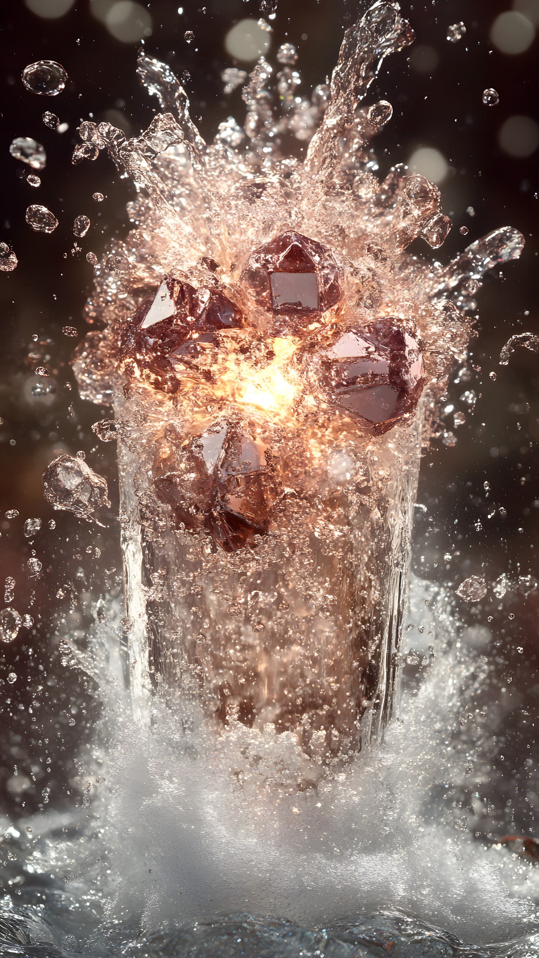 Liquid, Ice, Ice cube, Bubble, Champagne, Still life photography, Melting, Carbonated soft drinks, Sparkling wine