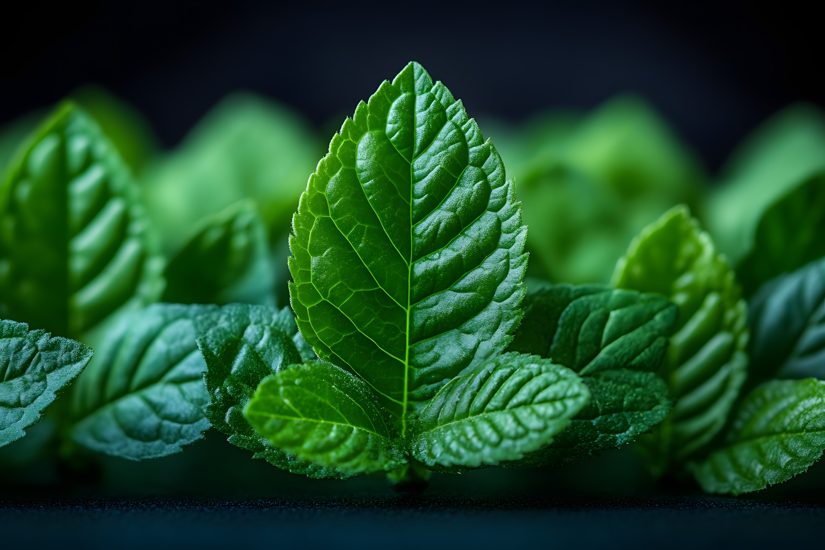 Green, Ingredient, Mint, Fines herbes, Macro photography, Peppermint, Herb, Leaf vegetable, Mint, Urticaceae, Produce, Lamiales