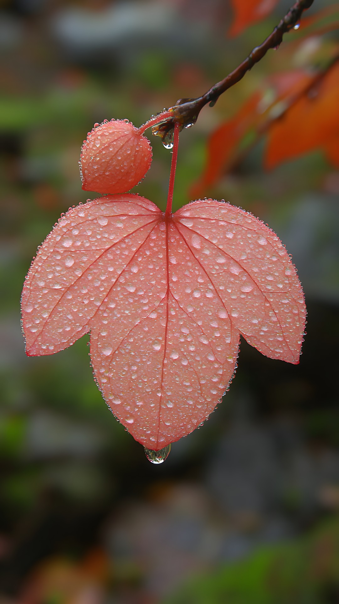 Red, Close-up, Moisture, Dew, Macro photography, Drop, Perennial plant, Drizzle