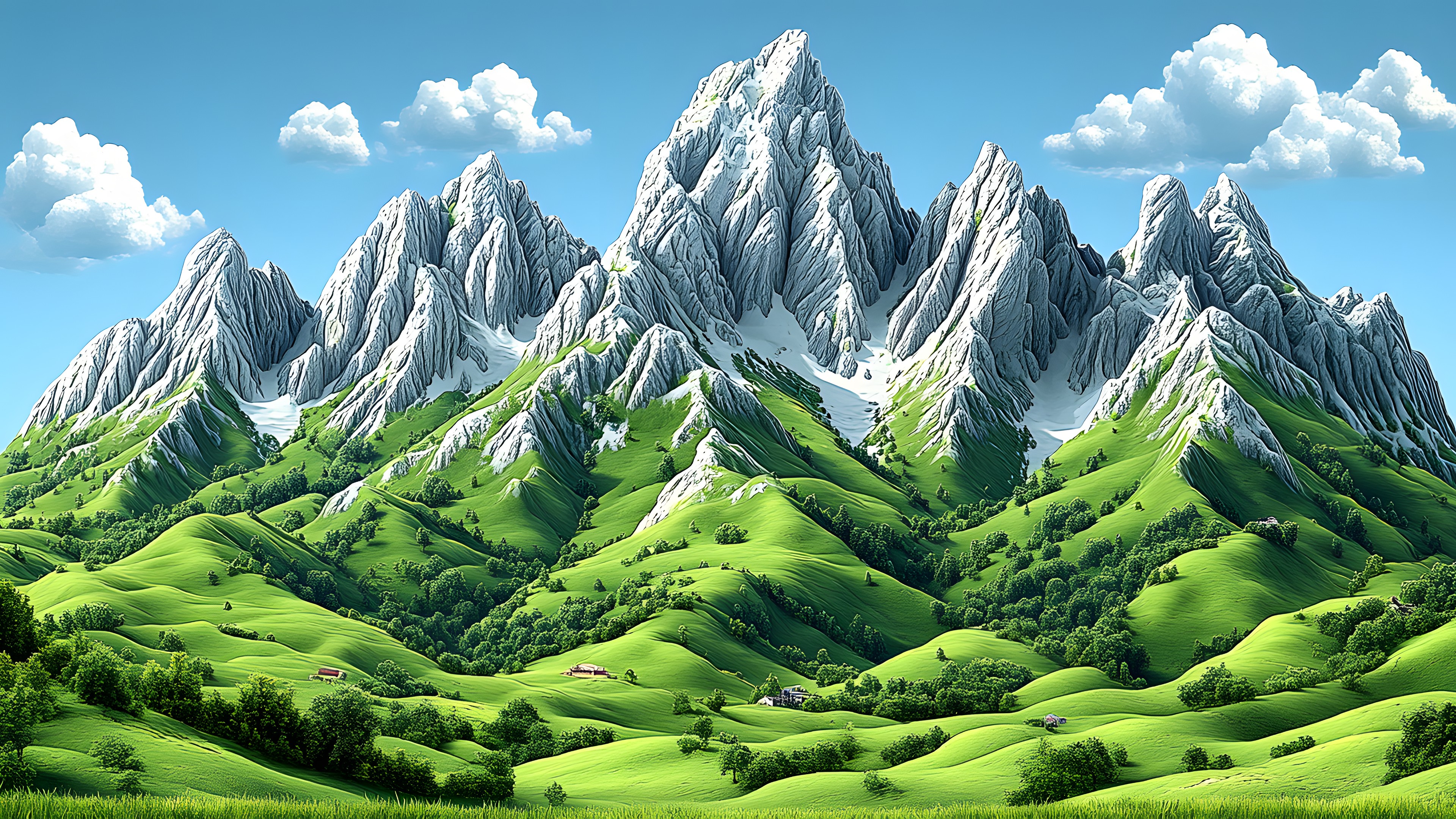 Mountainous landforms, Mountain, Natural landscape, Hill, Mountain range, Landscape, Highland, Ridge, Terrain, Summit, Valley, Hill station, Alps, Glacial landform, Meadow, Massif, Pasture, Arête, Fell, Batholith