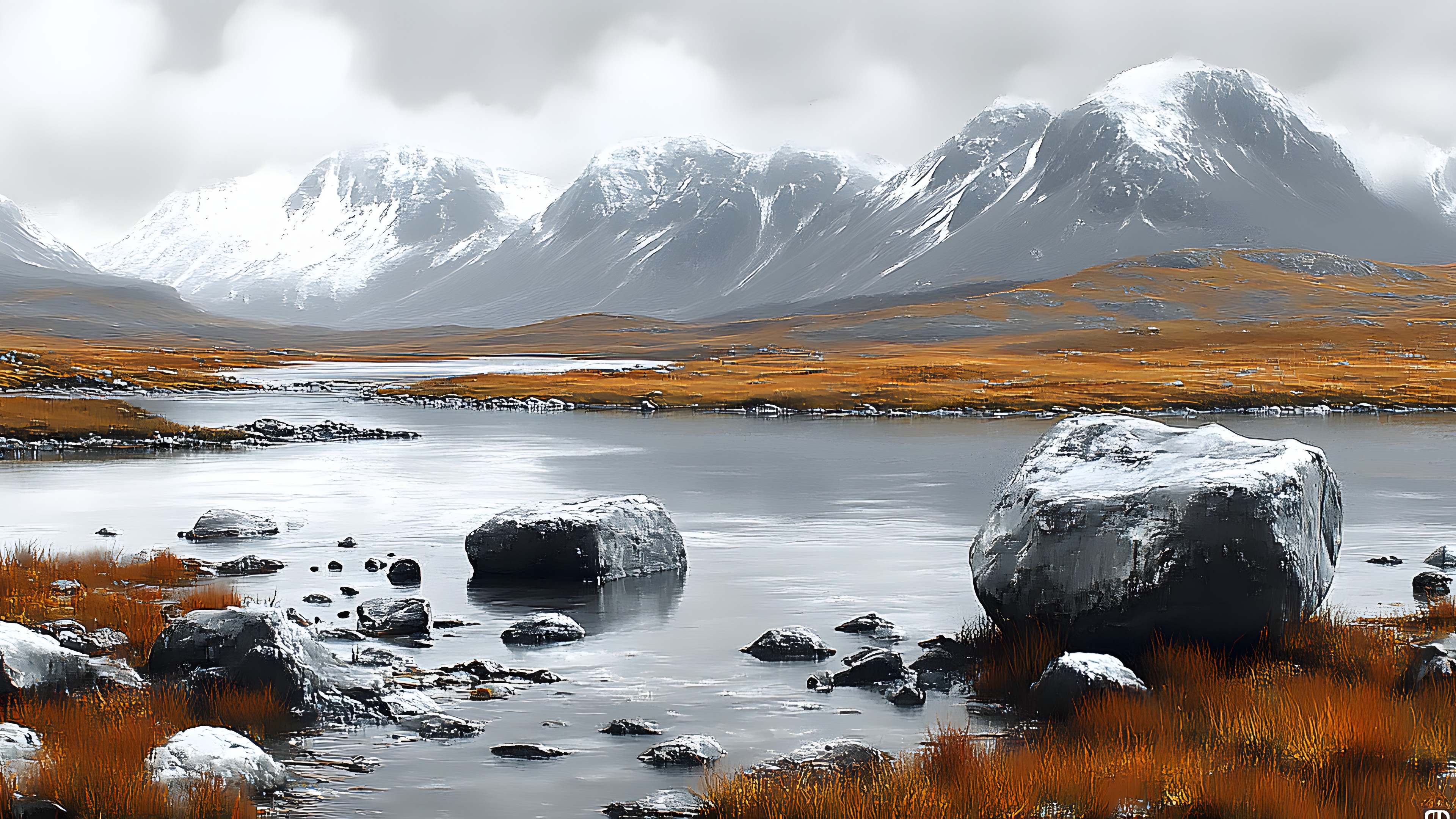 Mountain, Mountainous landforms, Water, Body of water, Nature, Natural landscape, Mountain range, Rock, Cloud, Wilderness, Highland, Landscape, Hill, Glacial landform, Tarn, Reflection, Mountain river, Snow, Fell, Ridge