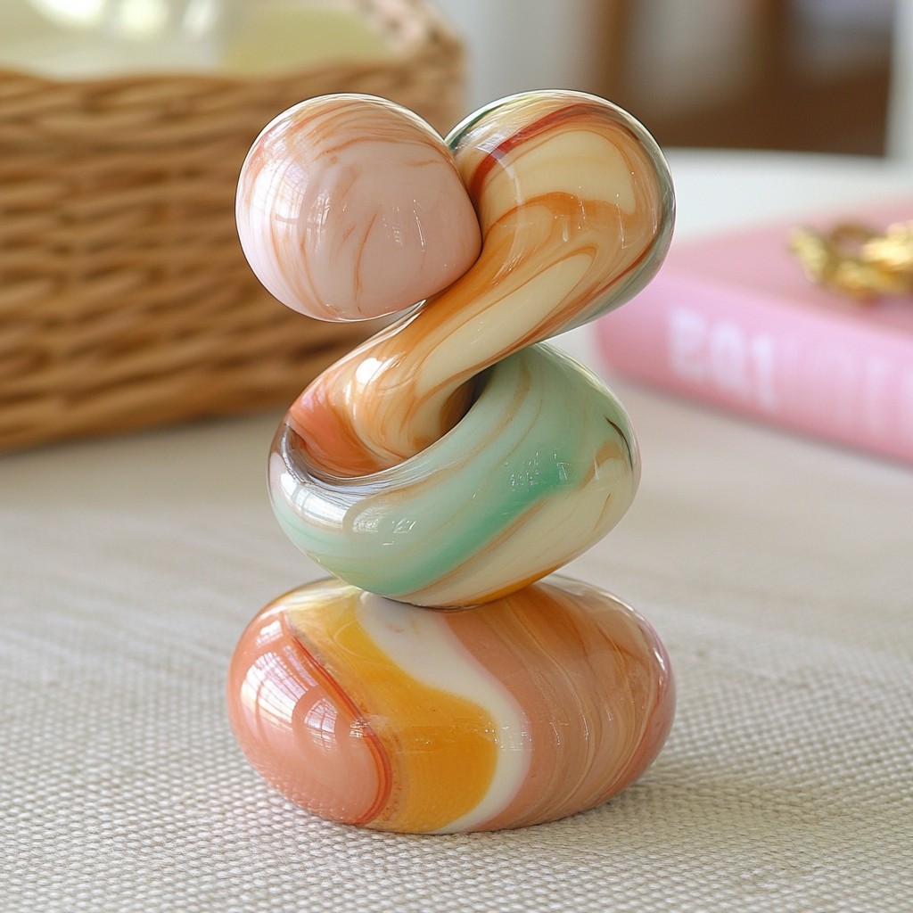 Natural material, Big hole bead, Finial, Sphere, Marble, Toy