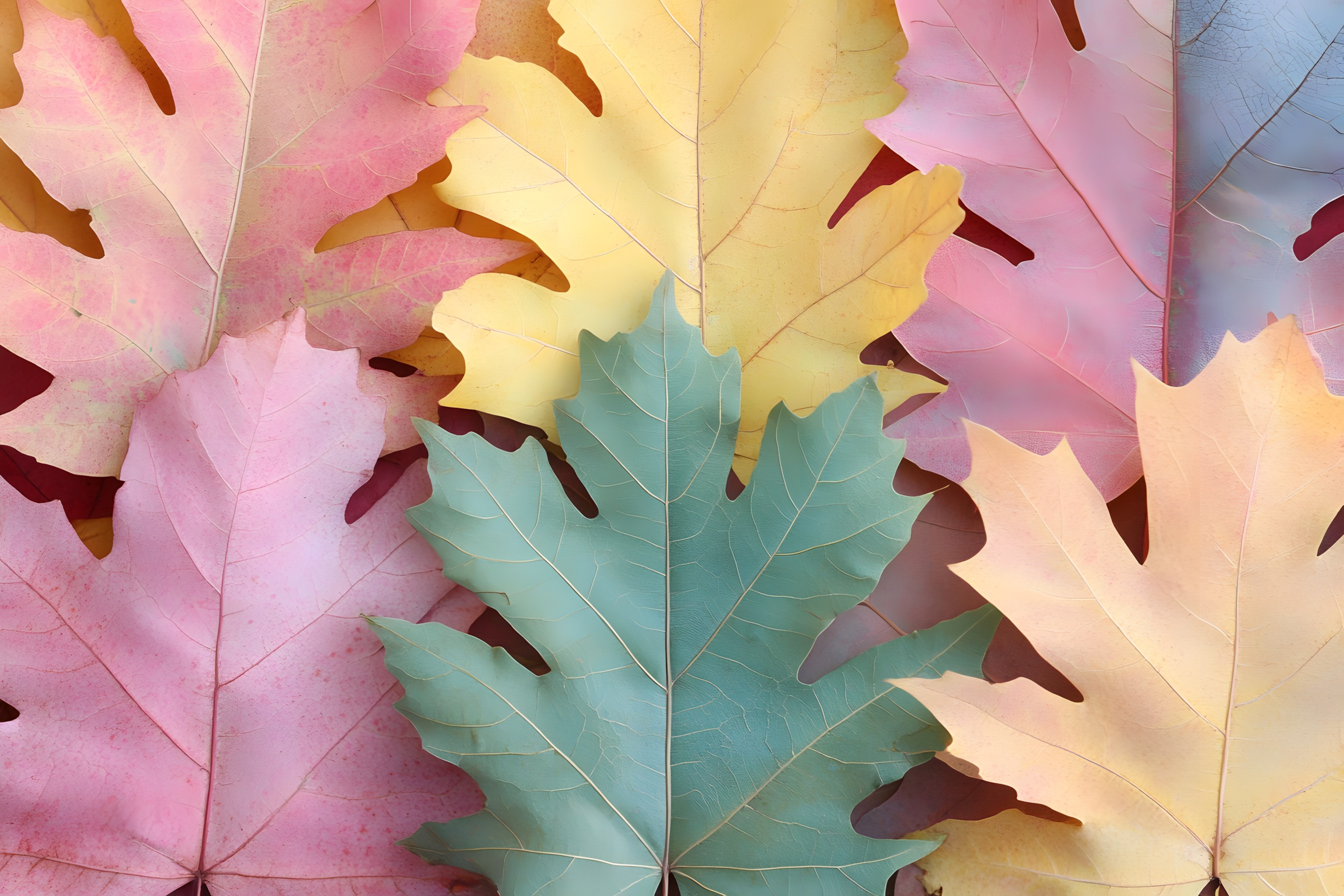 Red, Yellow, Orange, Close-up, Autumn, Maple leaf, Rocky mountain maple, Maple