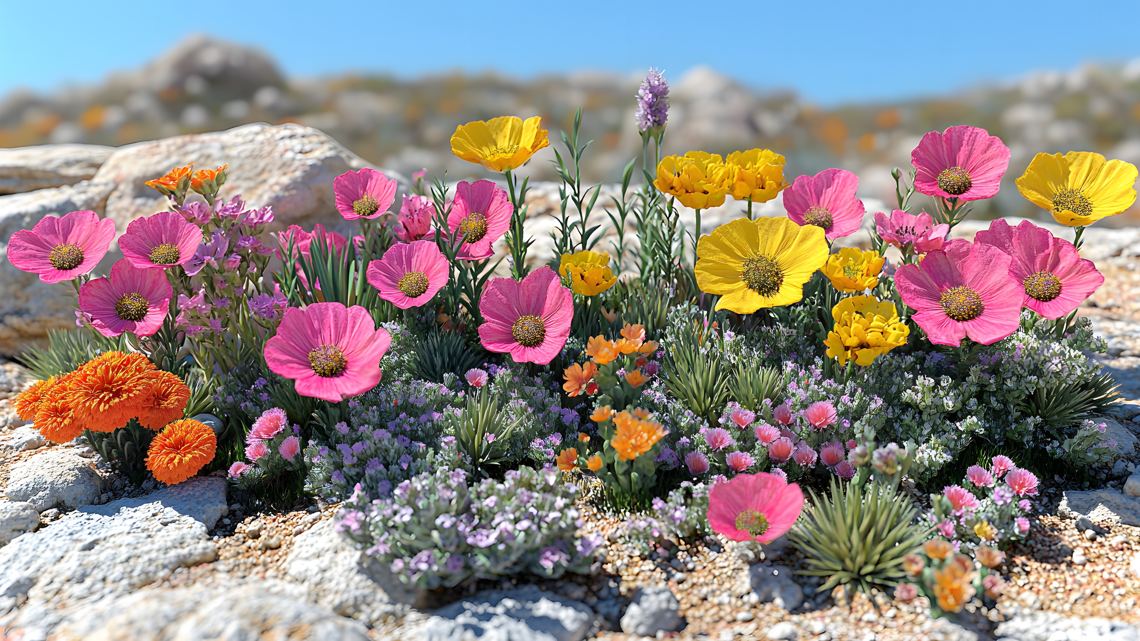 Flower, Petal, Plants, Yellow, Flowering plant, Groundcover, Wildflower, Herbaceous plant, Poppies, Forb, Perennial plant, California poppy, Pollen, Crocus, Primrose, Evening primroses, Anemone, Stone plants, Sunrose, Cinquefoils