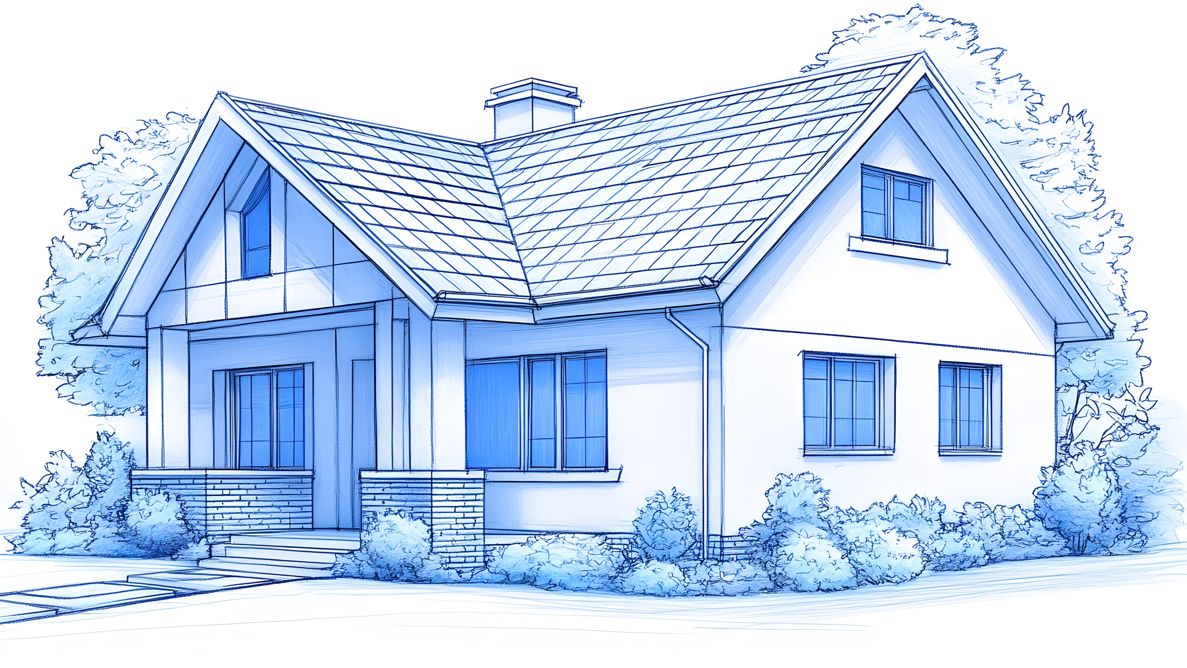 Home, Design, Clip art, Sketch, Line art, Siding