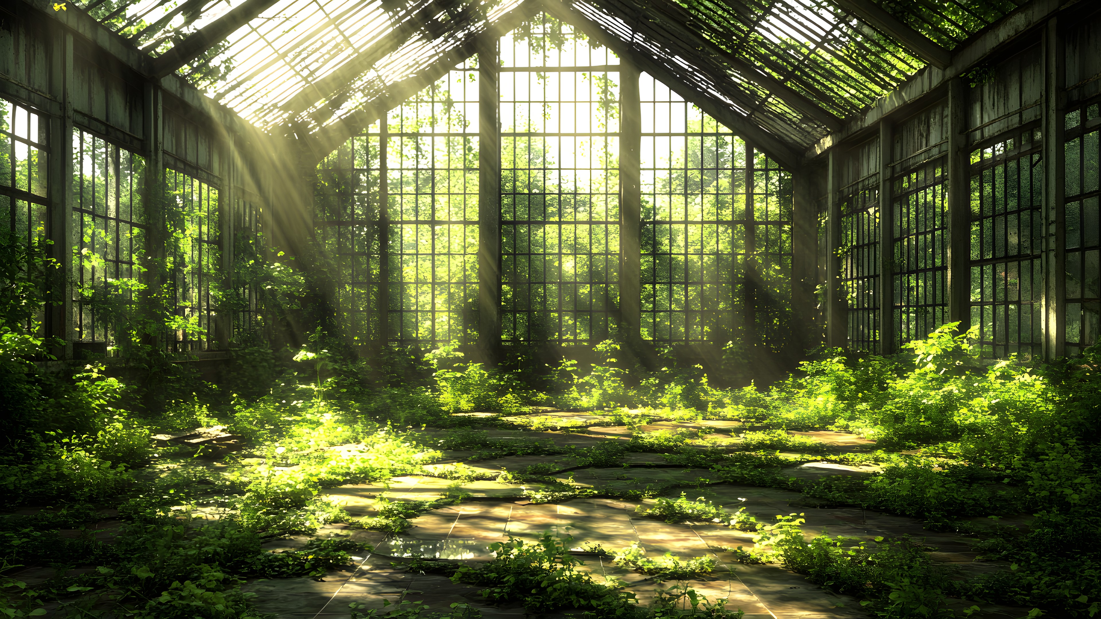 Greenhouse, Garden, Natural material, Daylighting, Design, Botanical garden, Backyard