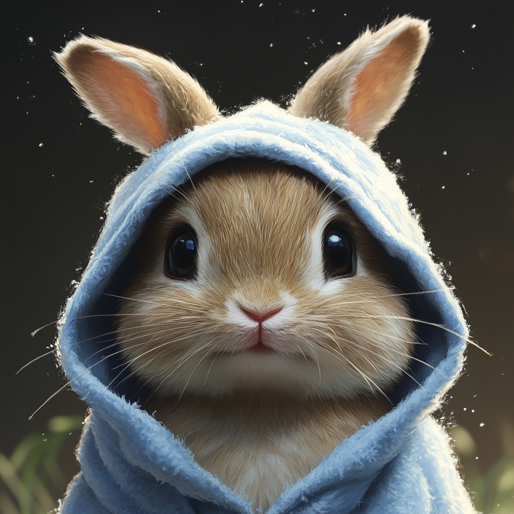 Headgear, Rabbit, Leporids, Snout, Whiskers, Domestic rabbit, Toy, Hare, Fur, Rodent, Natural material, Easter Bunny, Cottontail rabbit